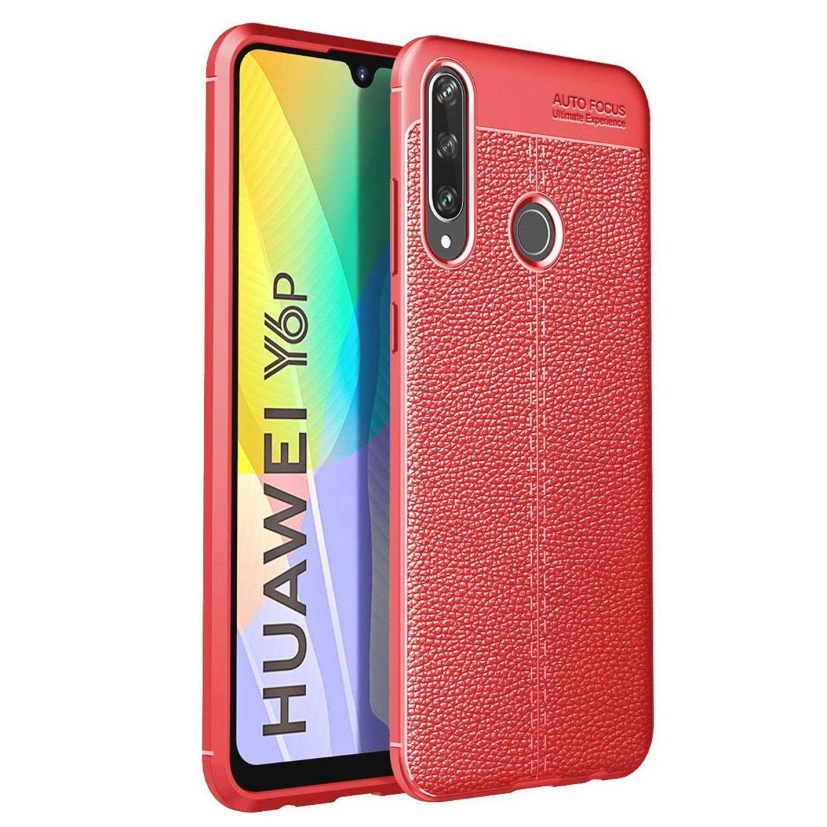 Y6P Kılıf Auto Focus Kapak - Kırmızı