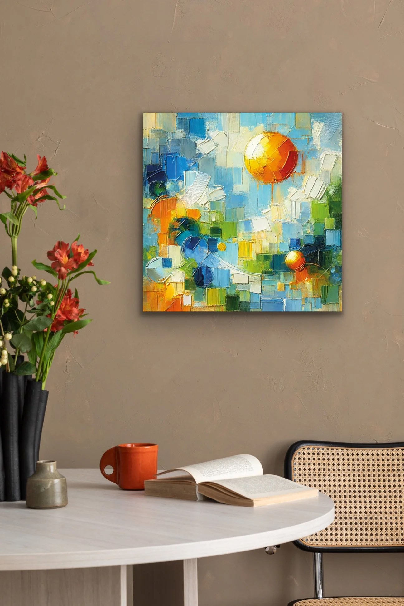 Yaz Mevsimi Kanvas Tablo 60x60cm