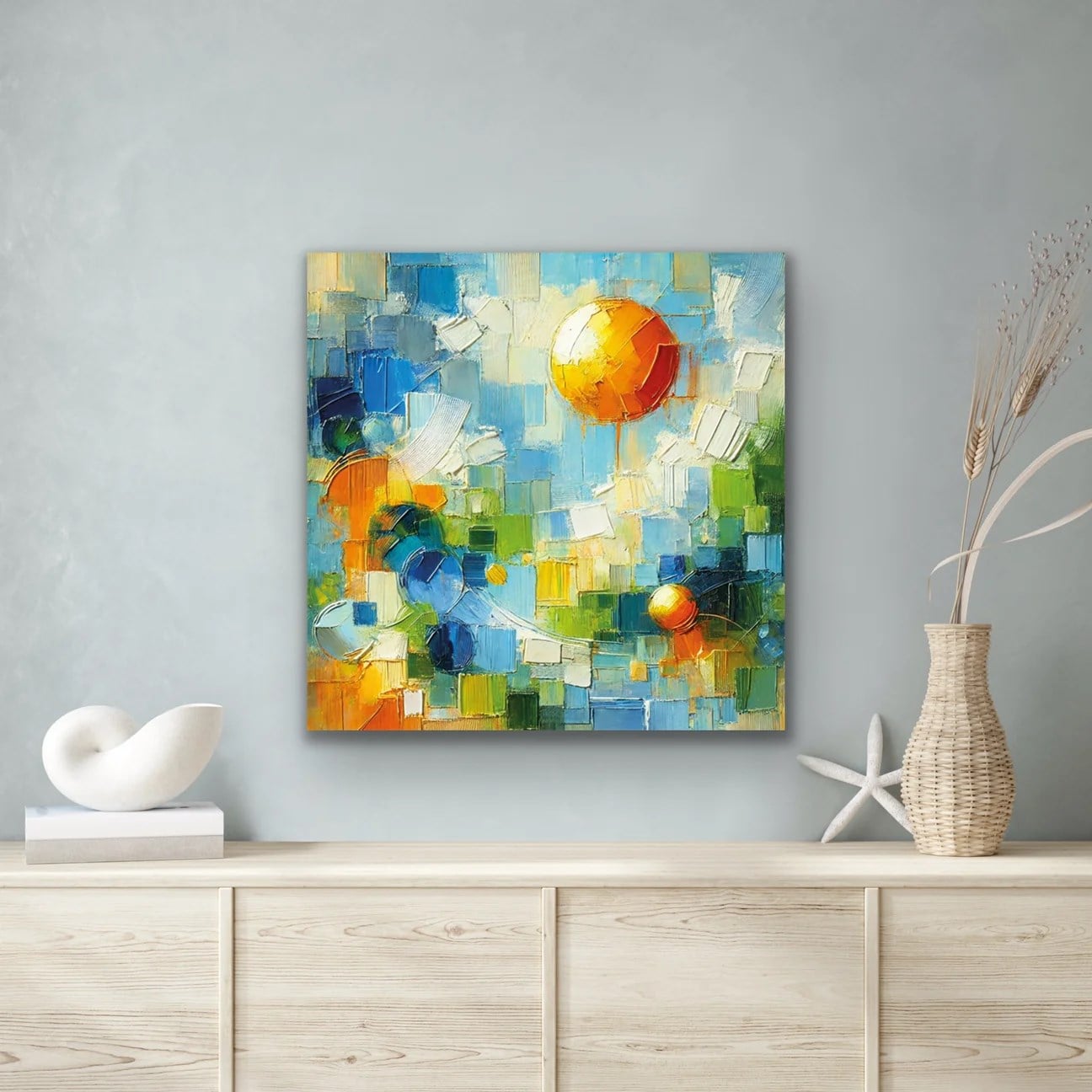 Yaz Mevsimi Kanvas Tablo 60x60cm