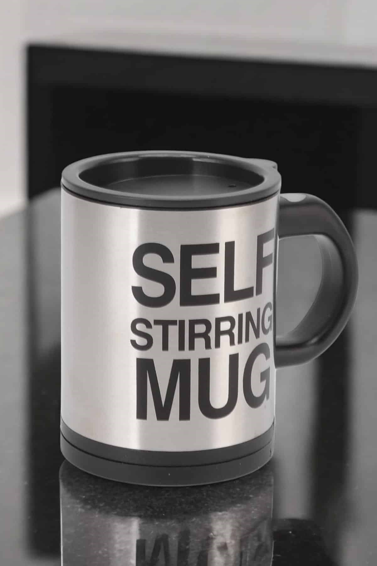 Yazılı Mug Kupa Karıştırıcı Özelliği Ve Paslanmaz Çelik