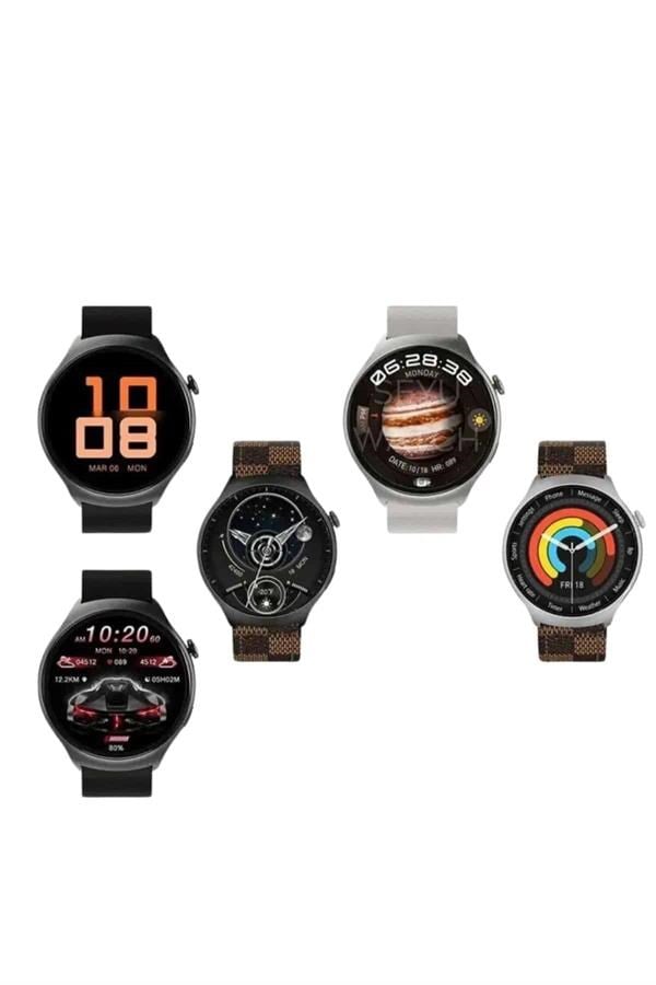 Yeni Nesil Akıllı Saat Çağrı Cevaplayabilen Plastik 47 Mm Uyumlu Kordon