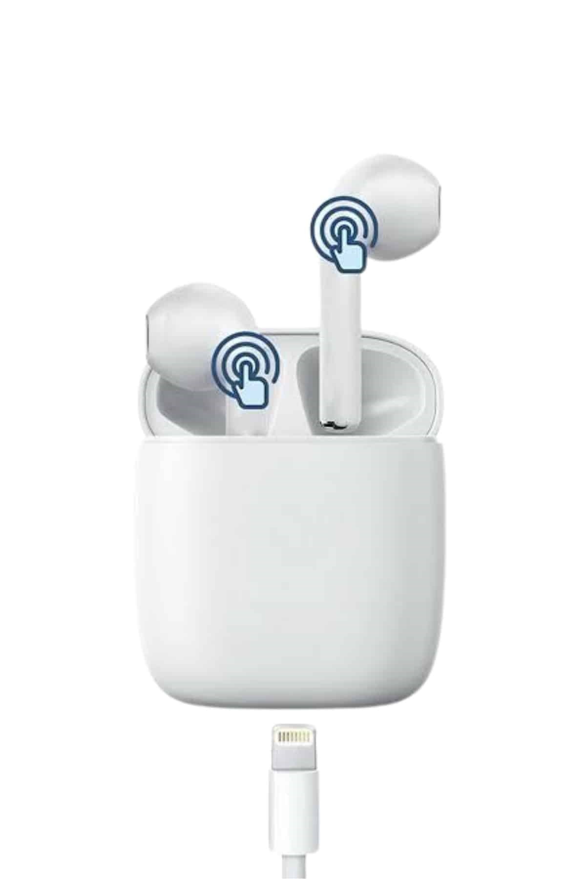 Yeni Nesil Çift Mikrofonlu Dokunmatik Kablosuz Bluetooth Kulaklık