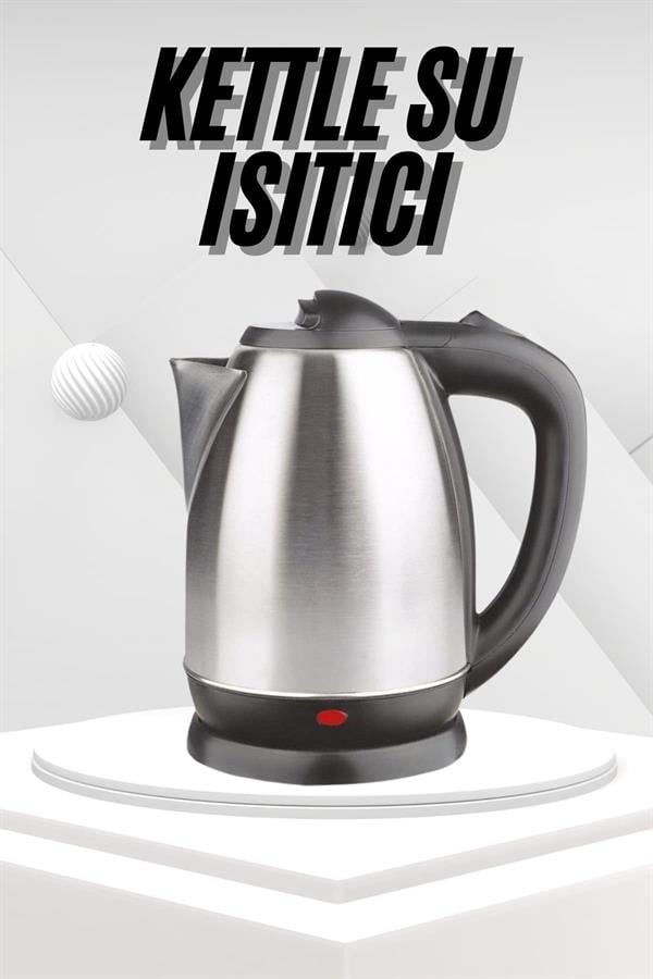 Yeni Nesil Saplı Uzun Ömürlü Paslanmaz Çelik Su Isıtıcı Kettle