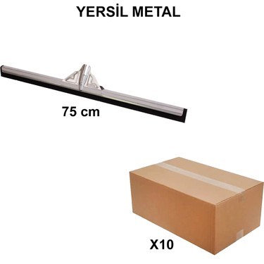 Yersil Metal 75 cm - 10 Adet Set, Yüksek Kalite
