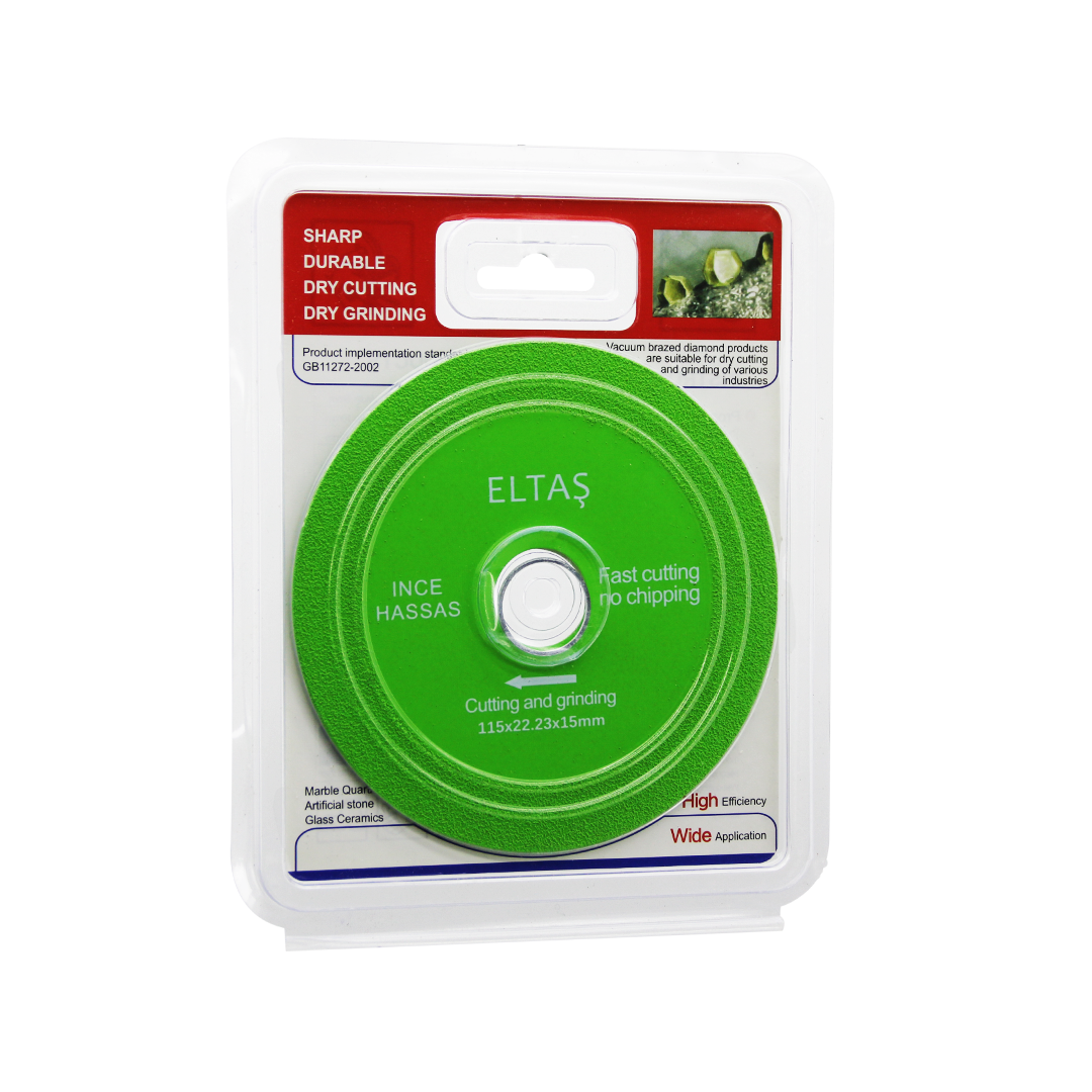 Yeşil Cam Kesme Disk 115 mm (Hassas Kesici, 115x22x23x15mm)