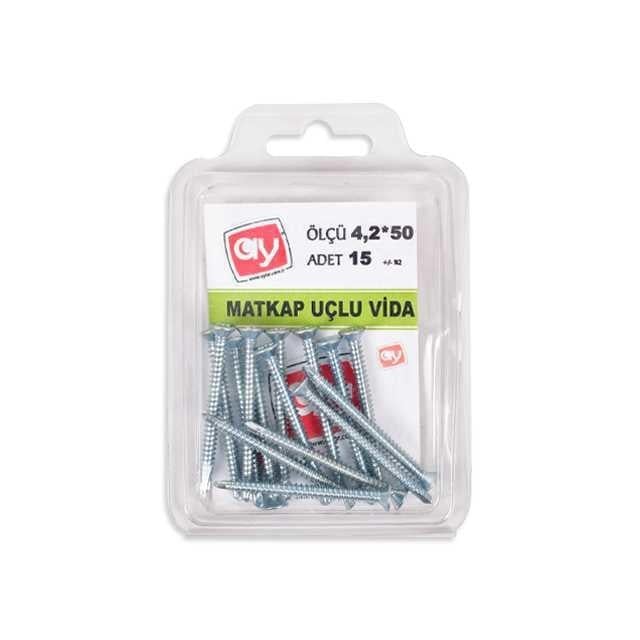 Yhb 4,2X50 15 li Pk Matkap Uçlu Vida