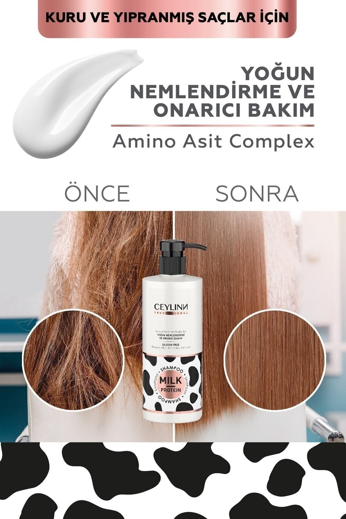 Yoğun Nemlendirme Milk Protein Şampuan 500 Ml