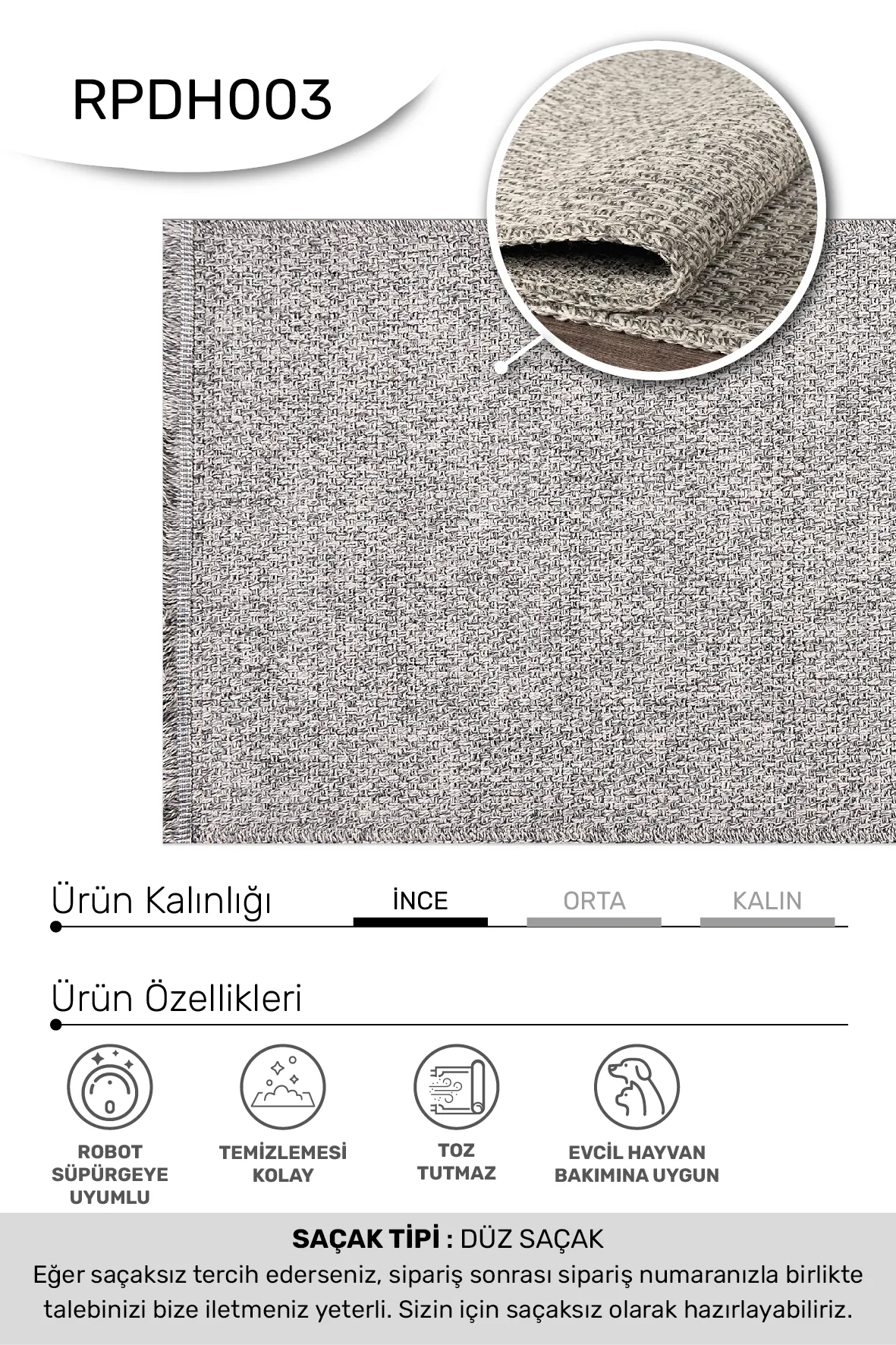 YoudayHomeCollection DAFNE Model Oturma Odası Halısı