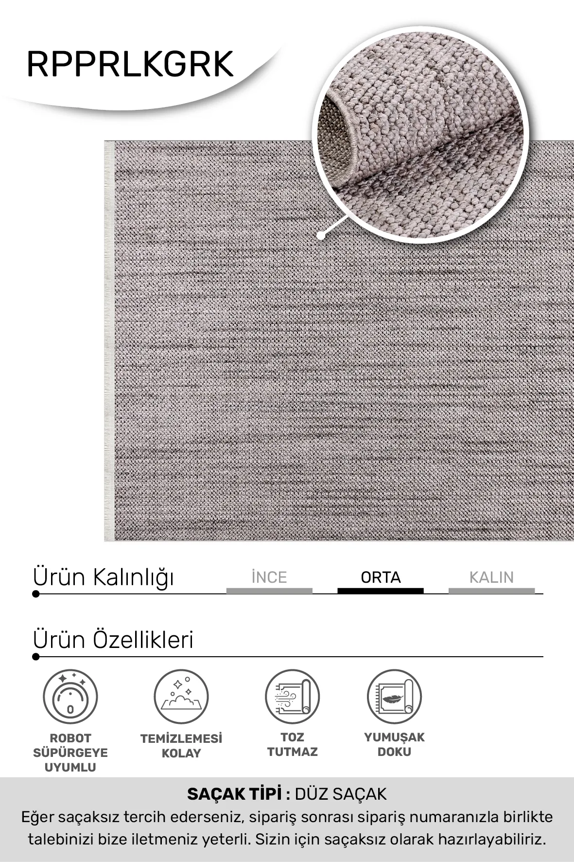 YoudayHomeCollection PARLA Model Oturma Odası Halısı