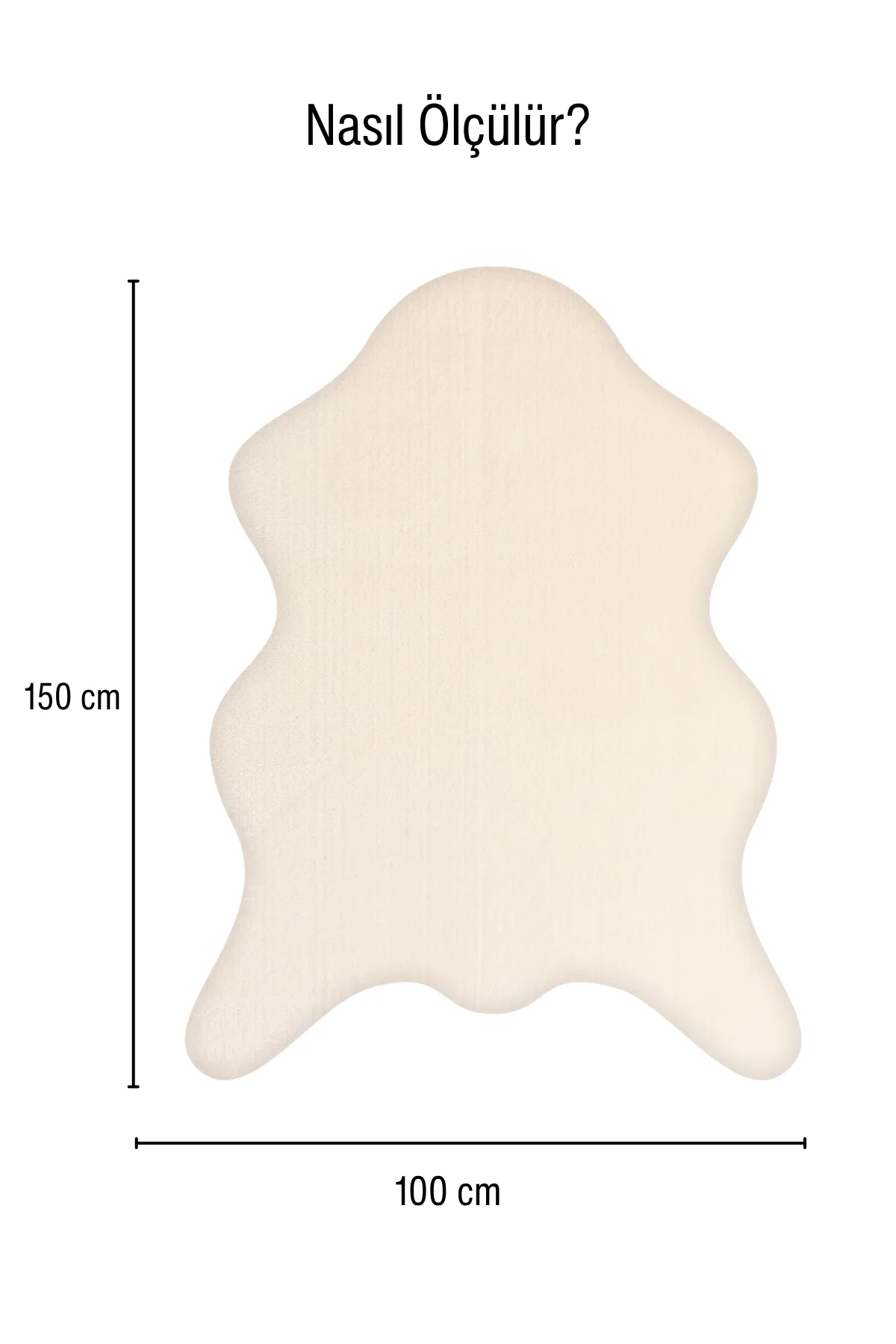 YoudayHomeCollection POLY Peluş Post Şeklinde Halı Model Oturma Odası Halısı
