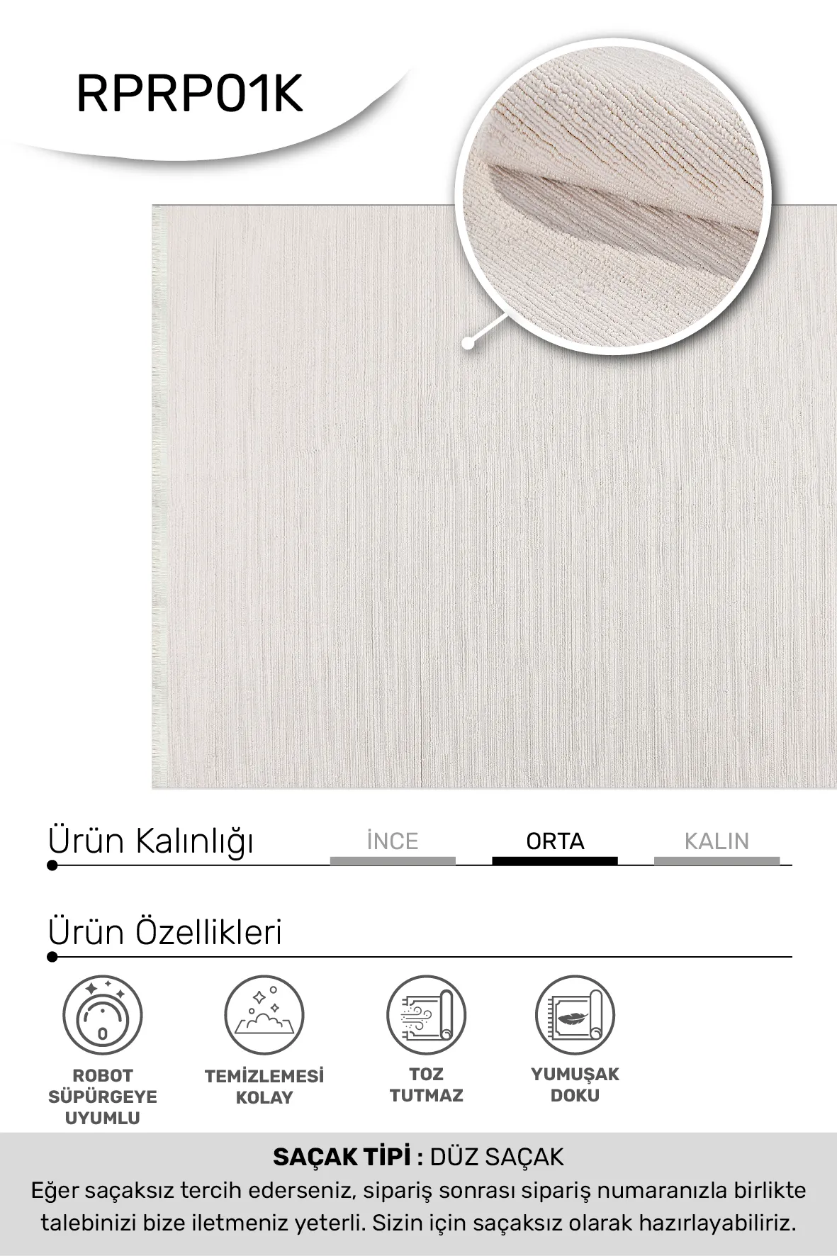 YoudayHomeCollection ROSA Model Oturma Odası Halısı