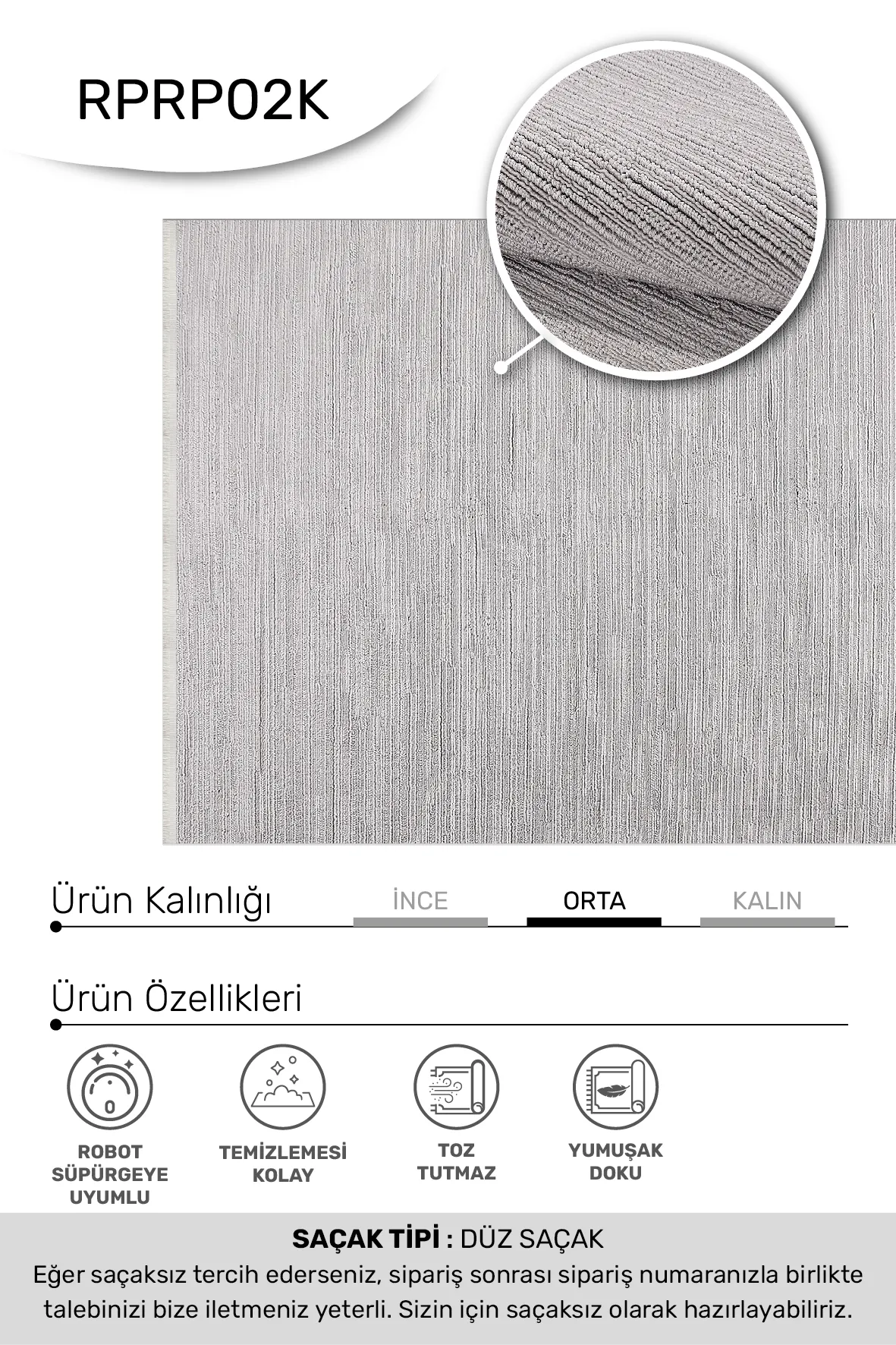 YoudayHomeCollection ROSA Model Oturma Odası Halısı