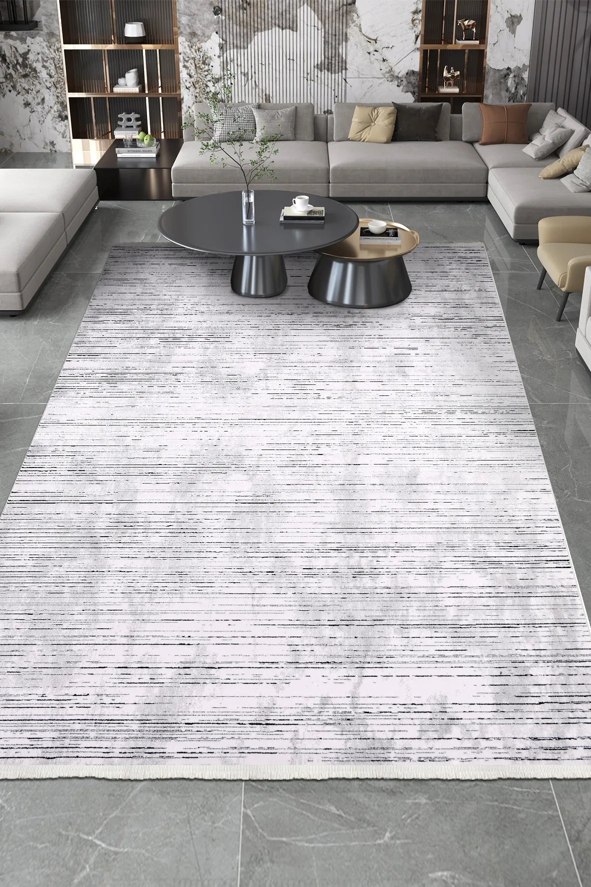 YoudayHomeCollection ROXSTONE Model Oturma Odası Halısı