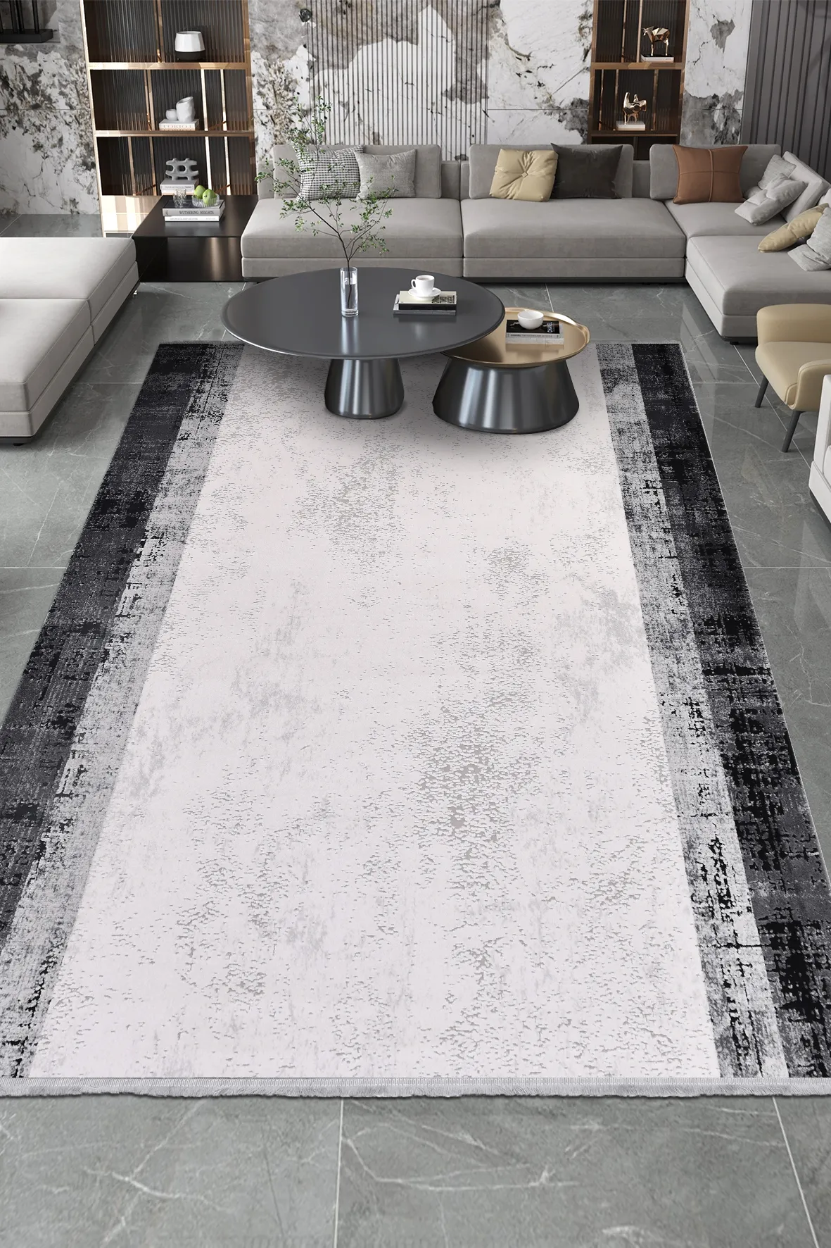 YoudayHomeCollection ROXSTONE Model Oturma Odası Halısı