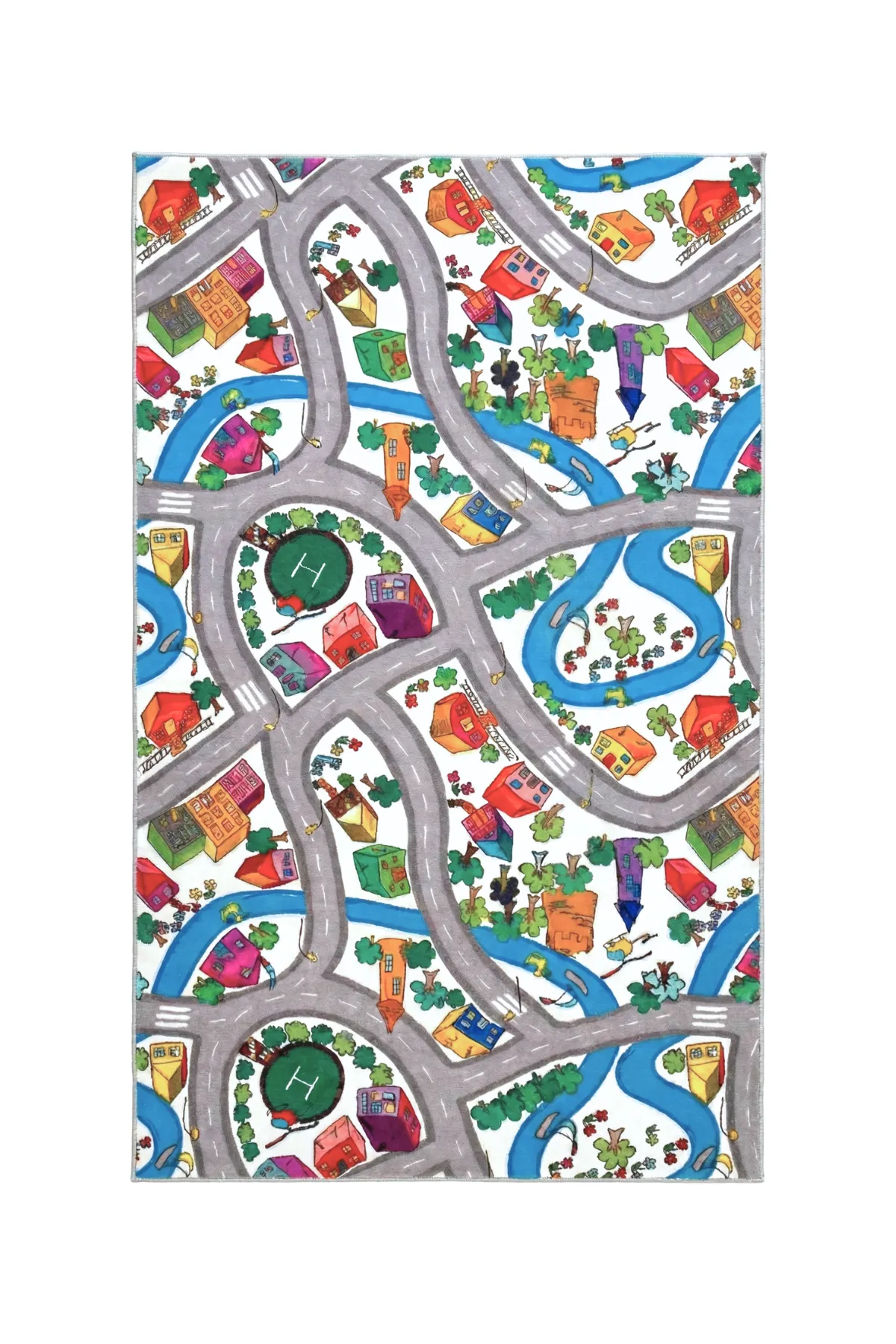 YoudayHomeCollection RugKids Halı Model Oturma Odası Halısı