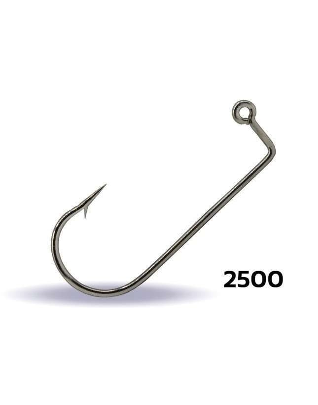 Youvella 2500 Jig Head İğnesi Delikli Uzun 100lü Kutu Nikel - NO-1-0