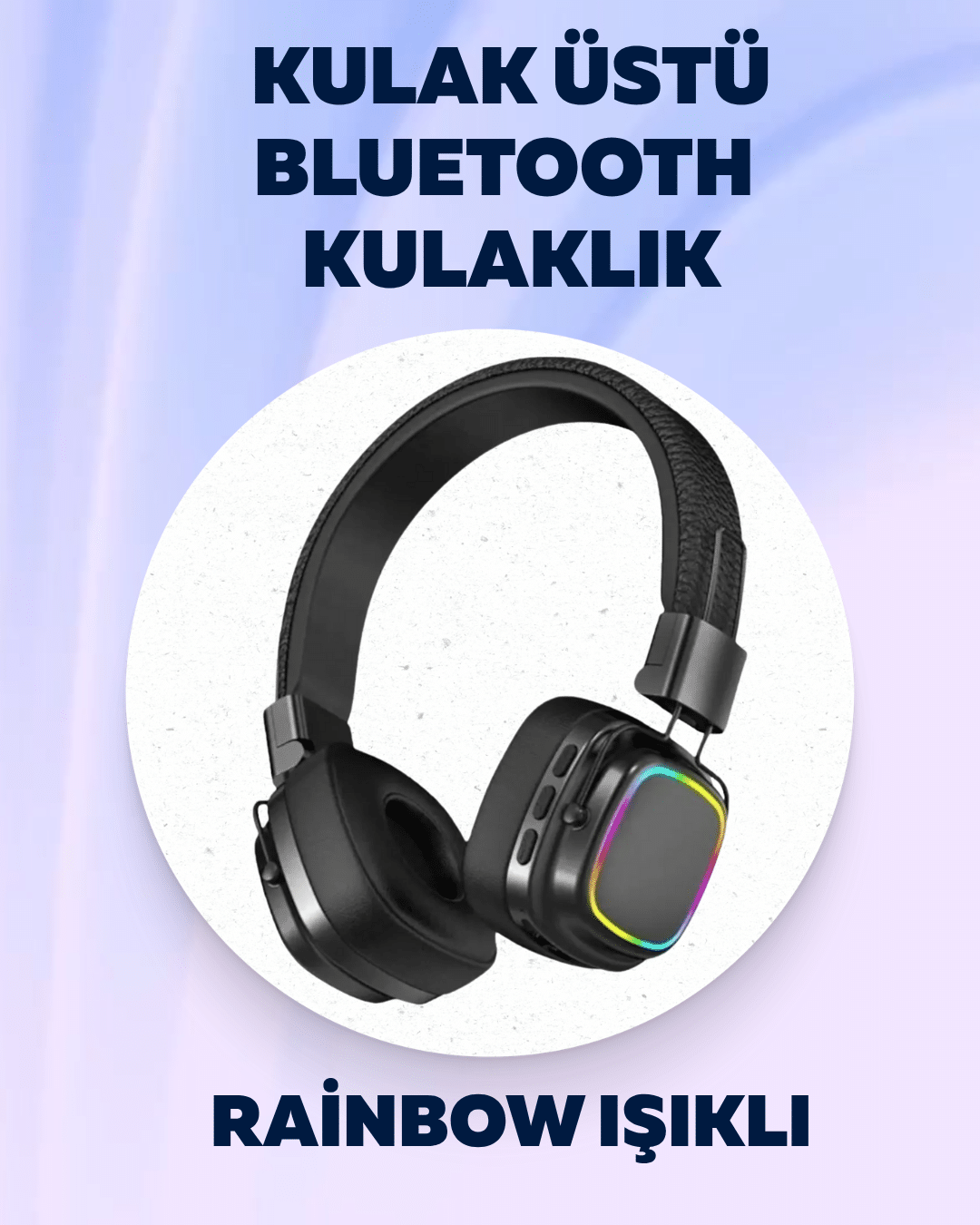 Yüksek Ses Kaliteli Kablosuz Kulak Üstü Kulaklık – BT 5.3