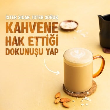 Yulaf & Badem Sütü 4x1 L Vegan Laktozsuz Besin