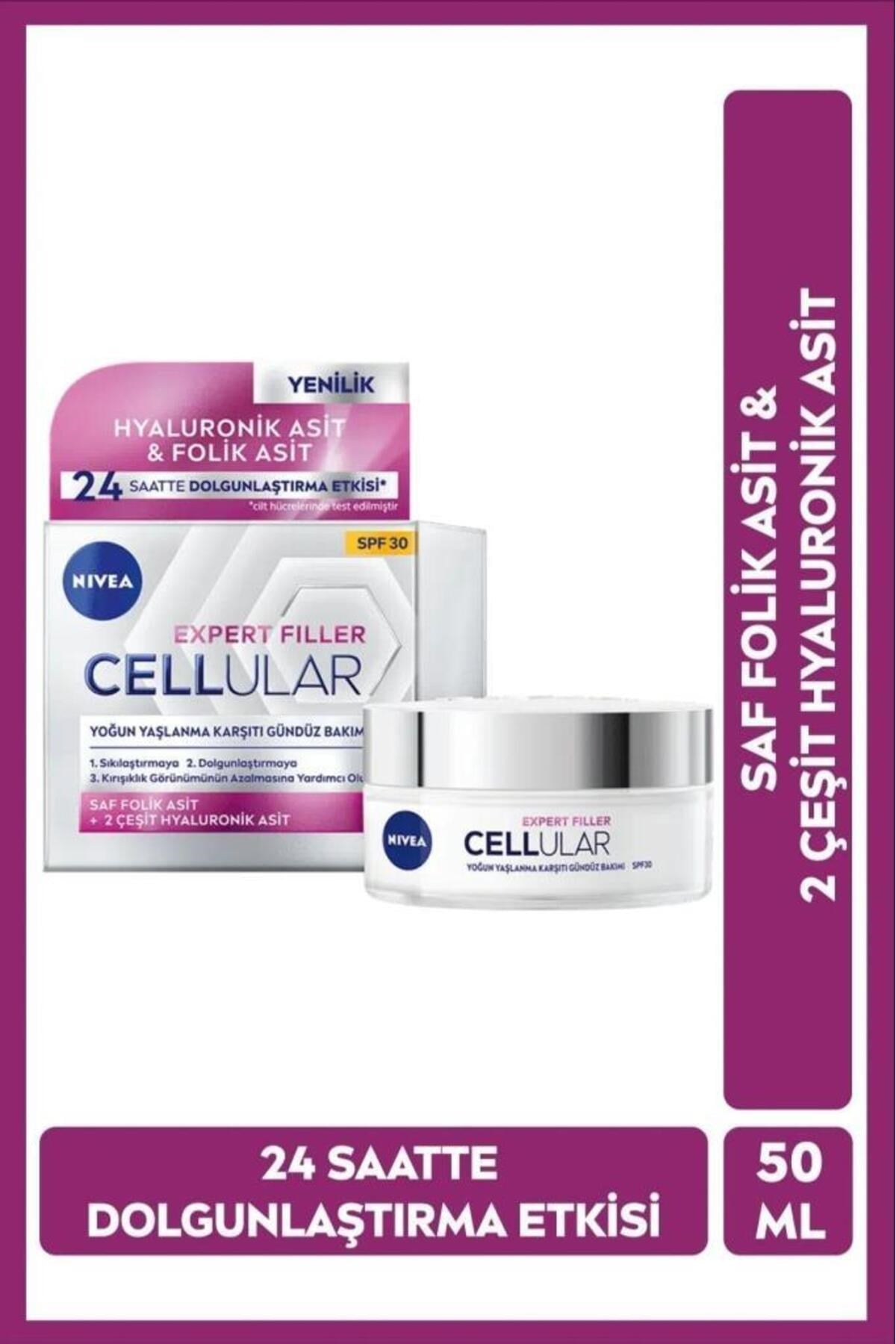 Yüz Bakim Kremi & Cellular Expert Lift SPF+30 Güneş Koruyuculu & Saf Bakuchiol & Gelişmiş Yaşlanma Karşıtı Gündüz Bakim K