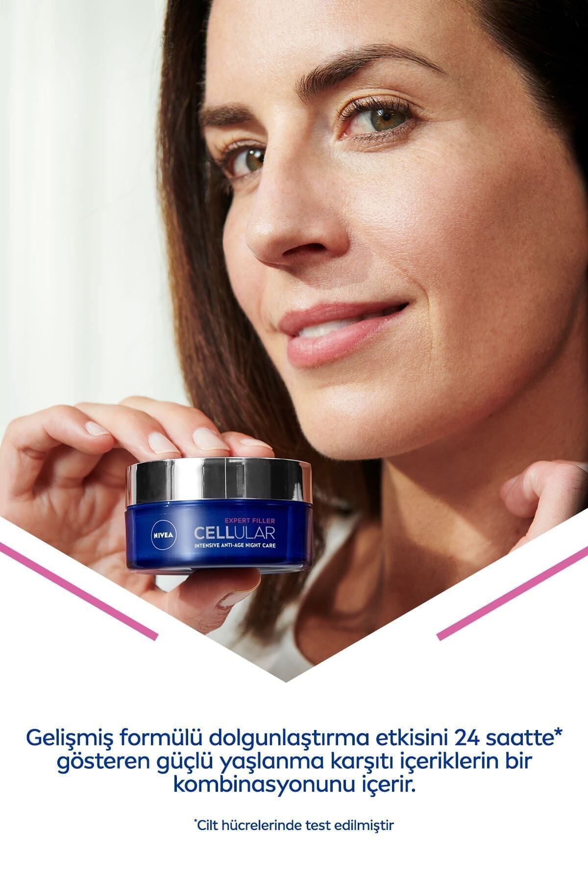Yüz Bakim Kremi & Cellular Filler 50 Ml Yaşlanma Karşıtı Gece Kremi
