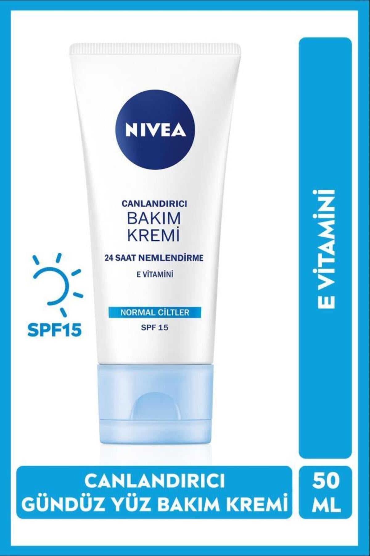 Yüz Bakim Kremi & Günlük Nemlendirici & Kuru Ciltler İçin GKF+15 Güneş Korumali Gündüz Kremi 50ML