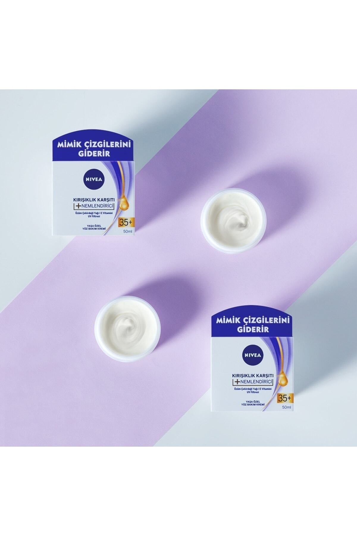 Yüz Bakim Kremi & Kırışıklık Karşıtı & Nemlendirici 35+YAŞ Gündüz Kremi 50ML