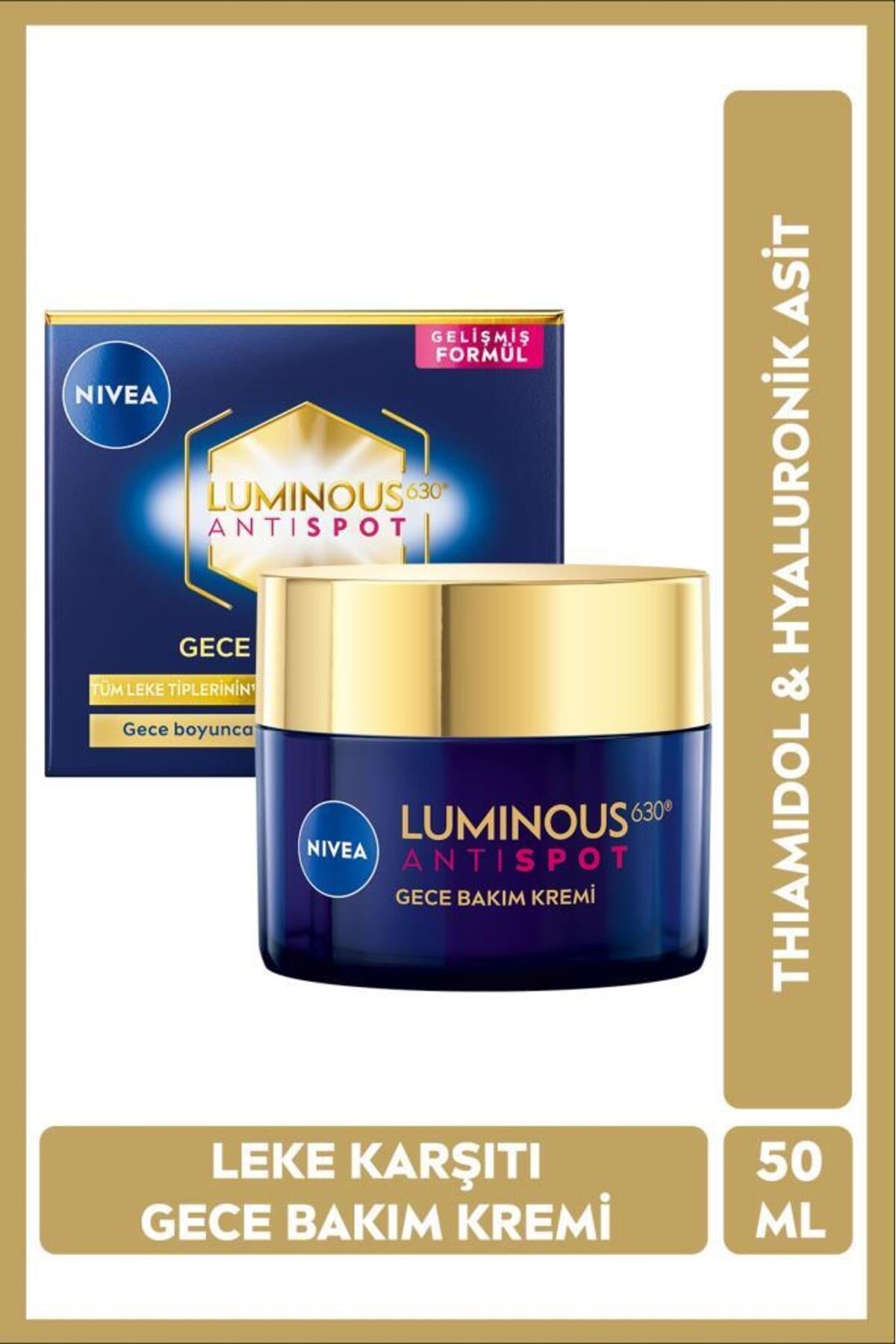 Yüz Bakim Kremi & Luminos 630 Leke Karşıtı Gece Bakim Kremi 50ML