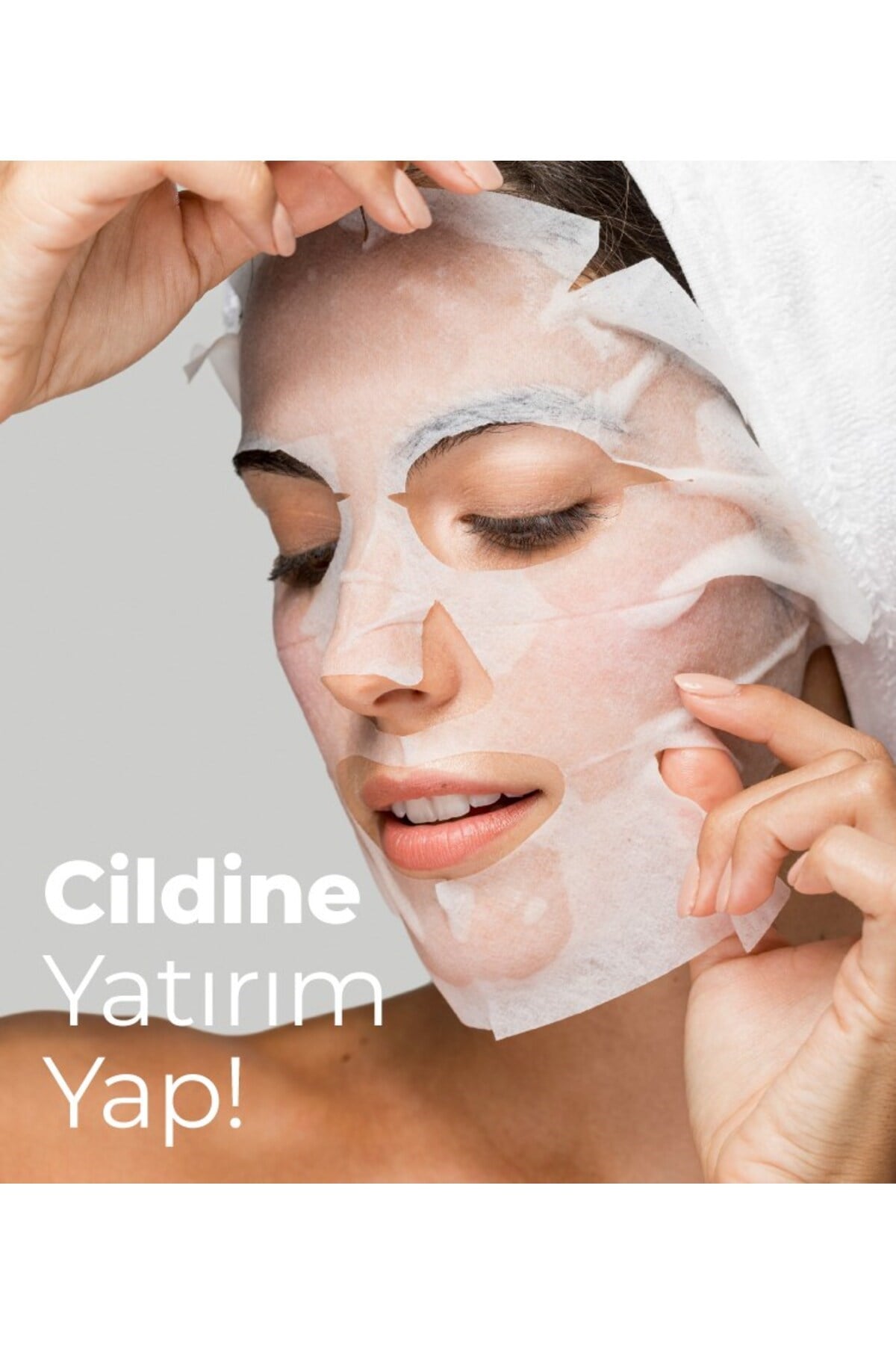 Yüz Bakim Maskesi & Kolojen + C Vitamini Kağıt Maske 1 Adet