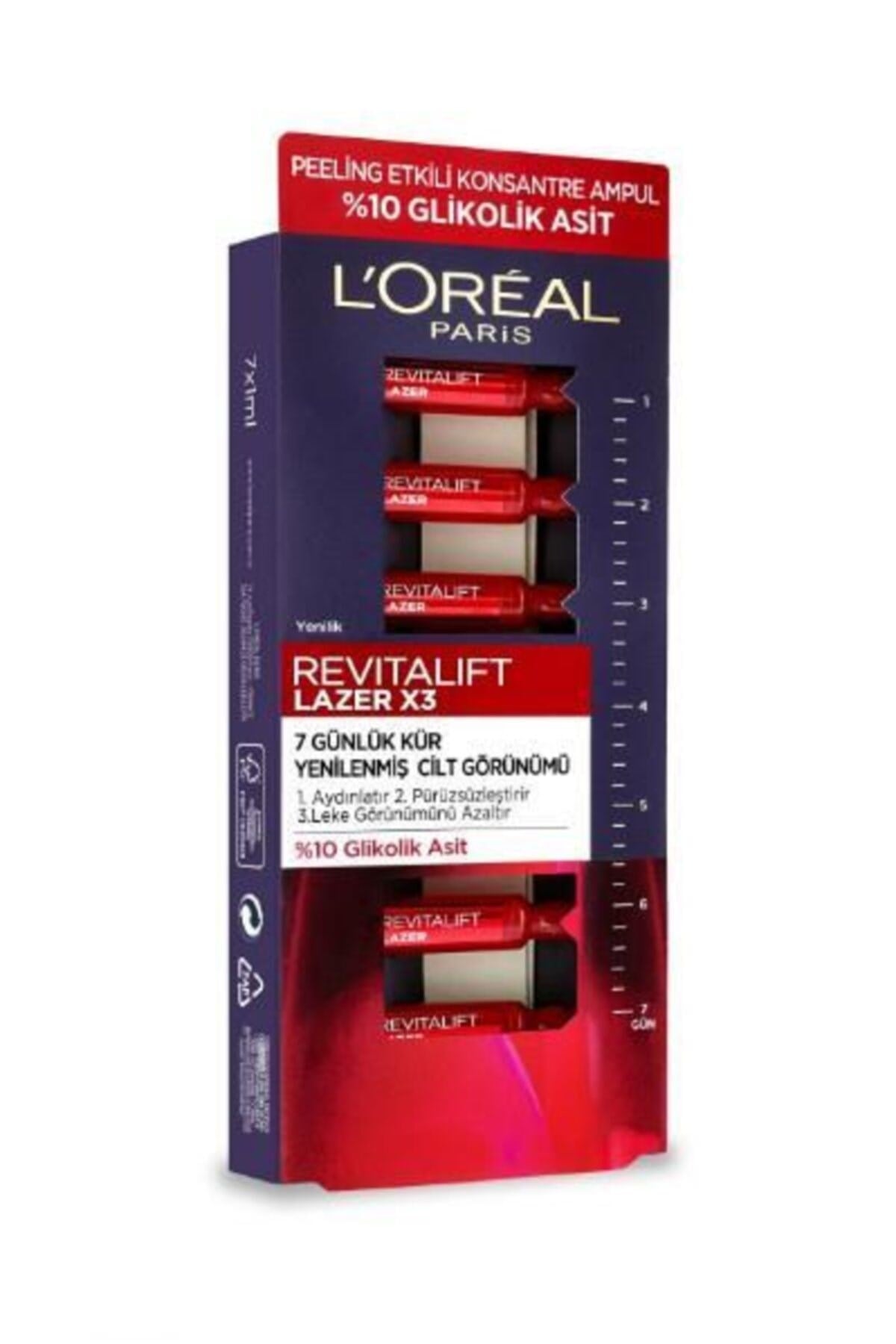 Yüz Bakim Serumu & Revitalift Lazer 7 Günlük Kür Peeling Etkili Ampul