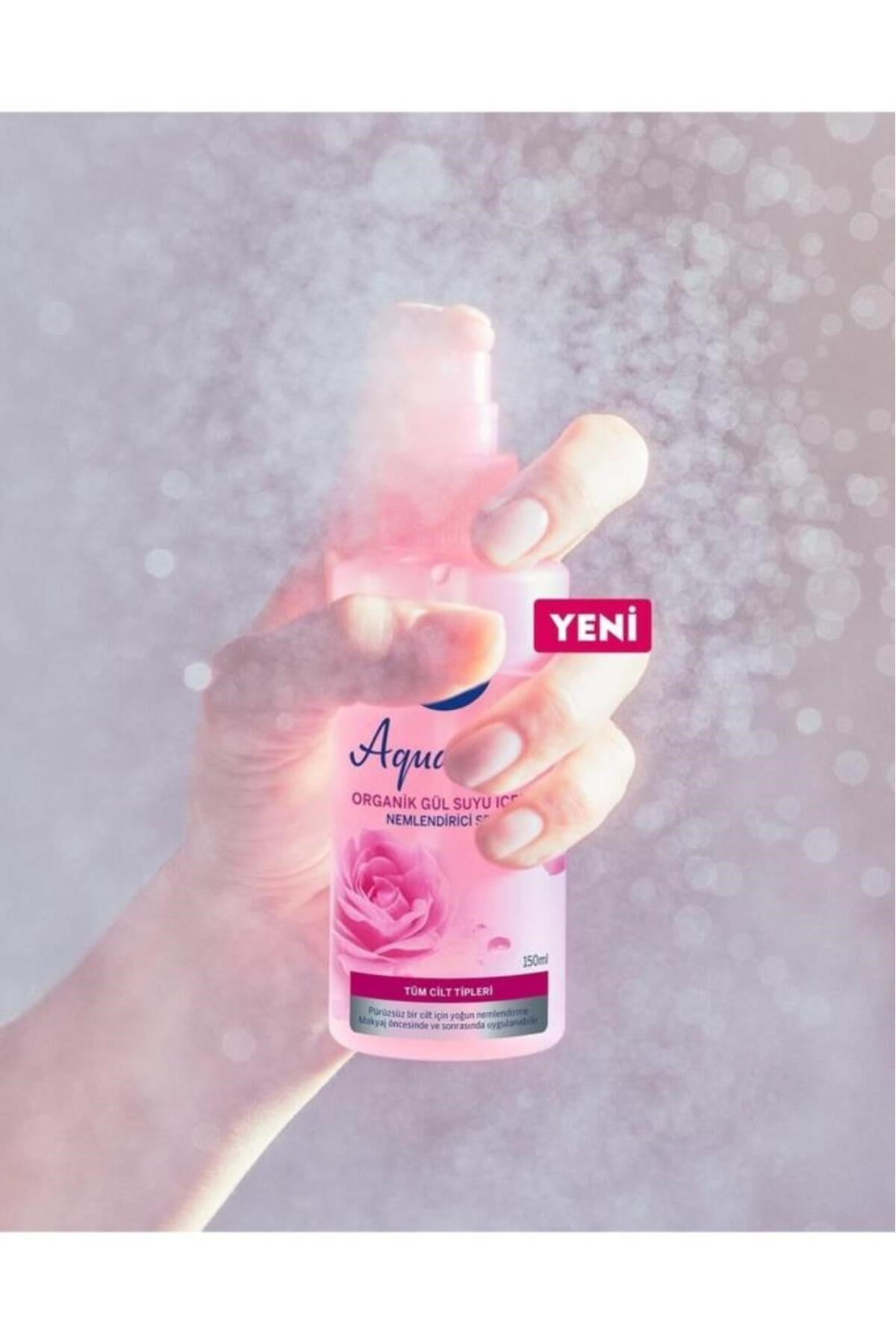 Yüz Temizleme Suyu & Nemlendiricili Gül Suyu Sprey 150ML