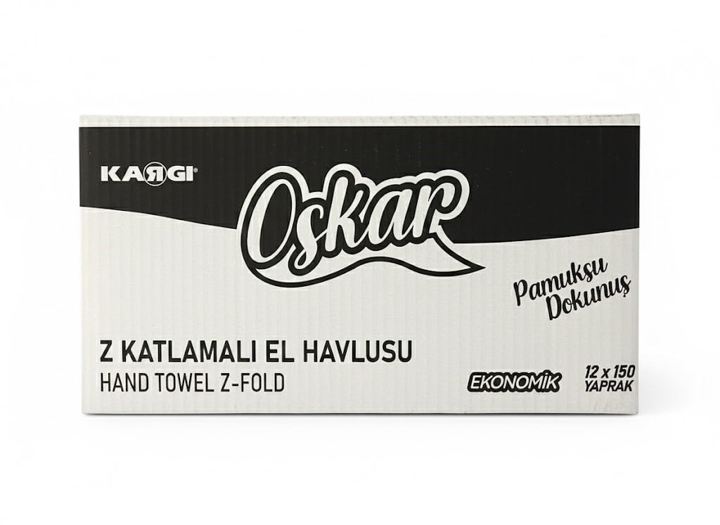 Z Katlı Kağıt Havlu 150'li Ambalaj | 12'li Koli