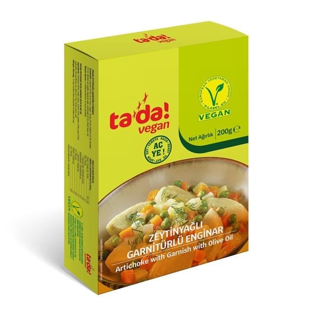 Zeytinyağlı Garnitürlü Enginar 200gr