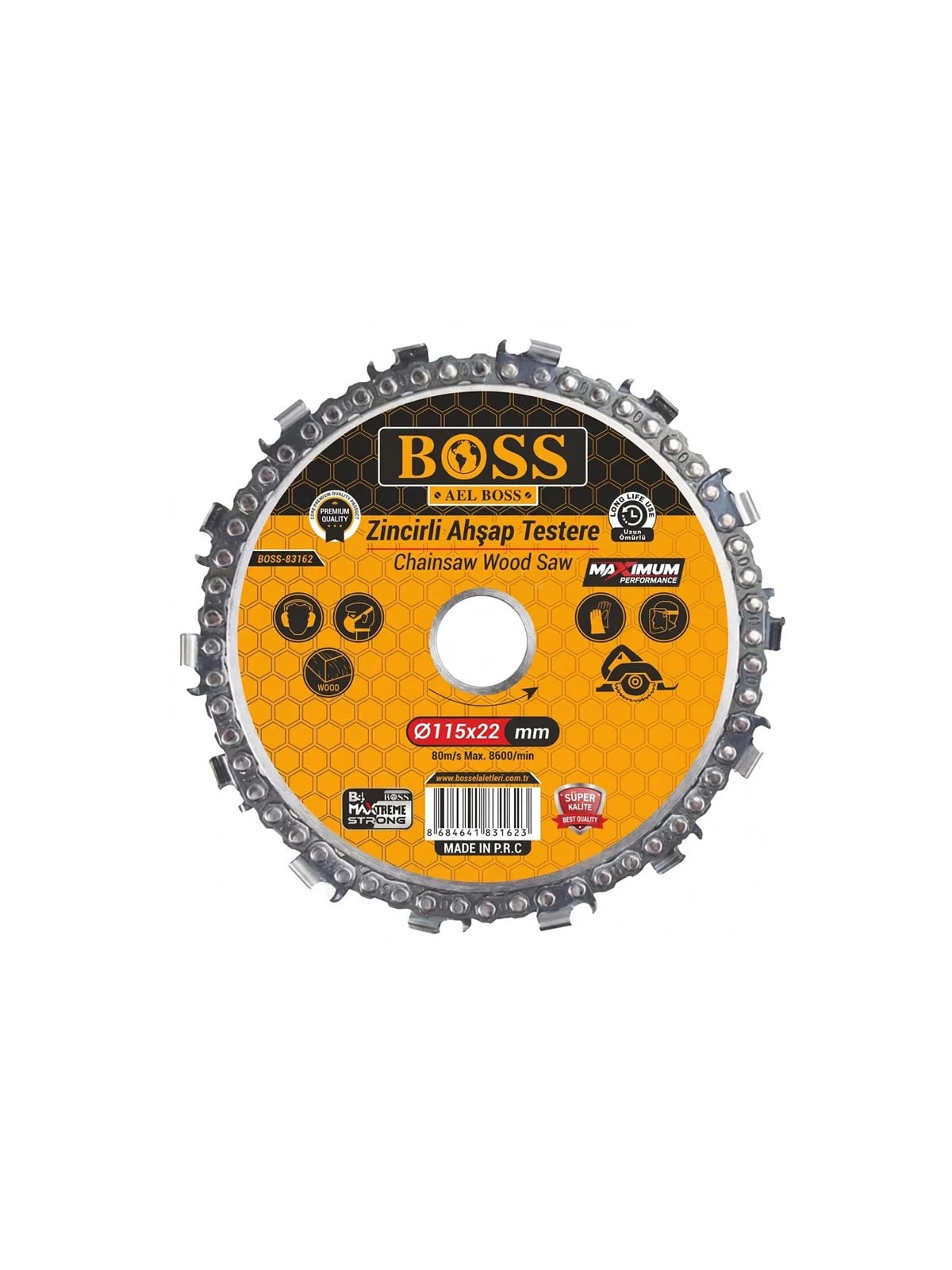 Zincirli Ahşap Daire testere 180x22mm 83163