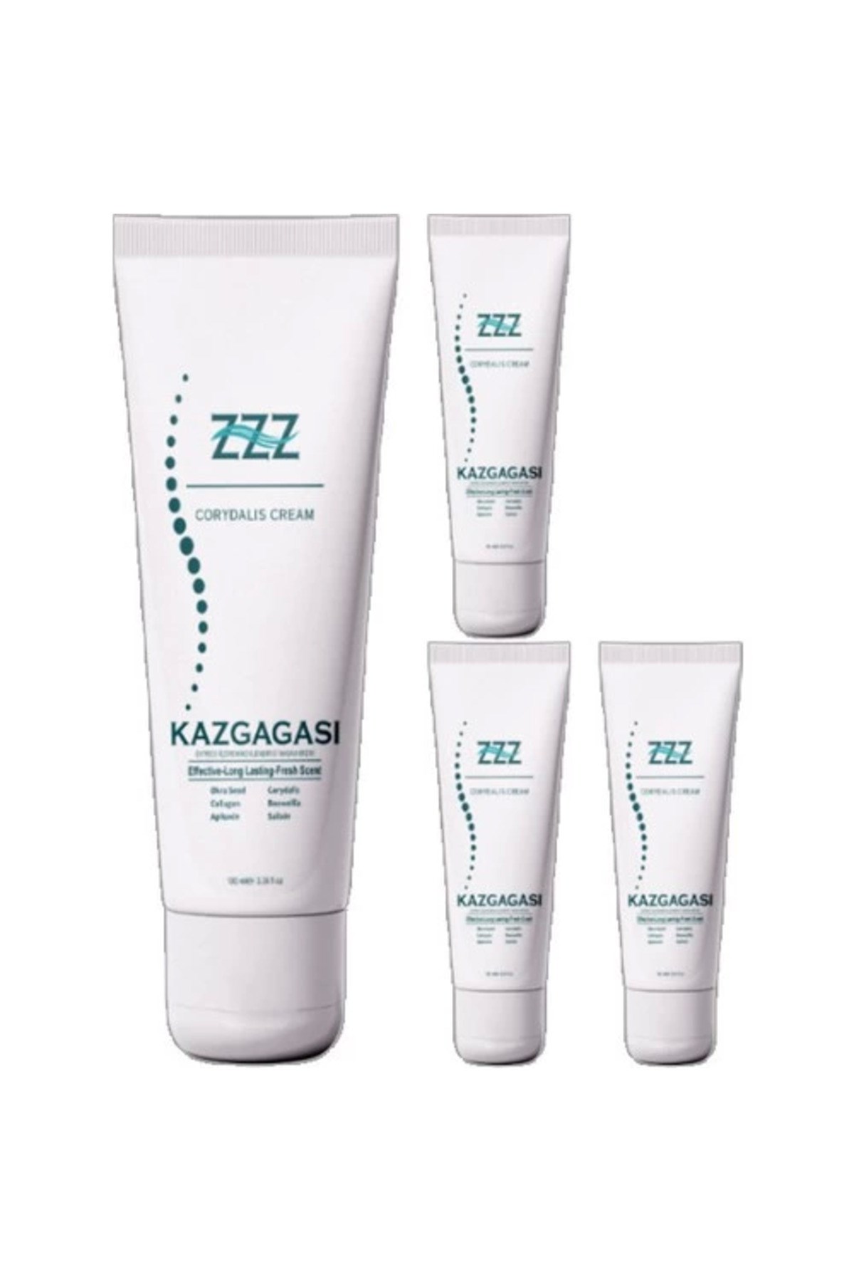 ZZZ Kaz Gagası 4 Adet Özel Karışımlı 100 ml Rahatlatıcı Masaj Kremi