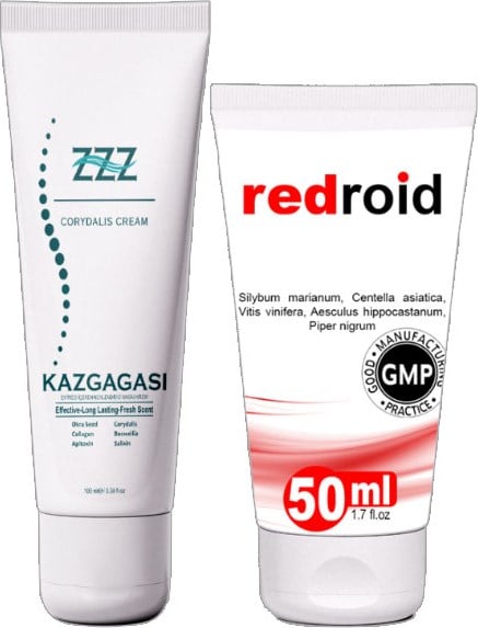 ZZZ Kaz Gagası Kremi 100 ml Corydalis Cream + Redroid 50 ml Analbakım Kremi