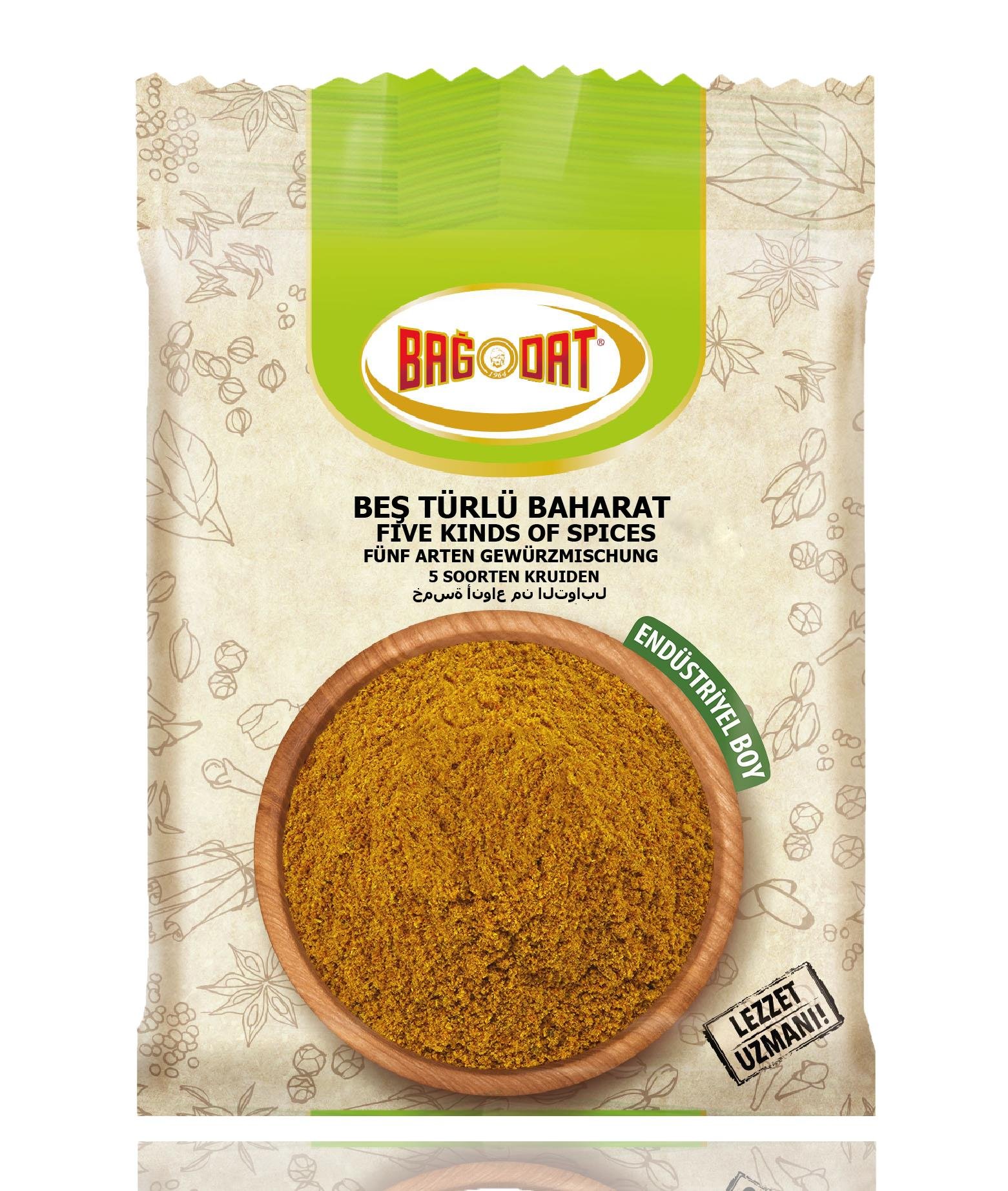 Bağdat BaharatBeş Türlü Baharat 1 KG