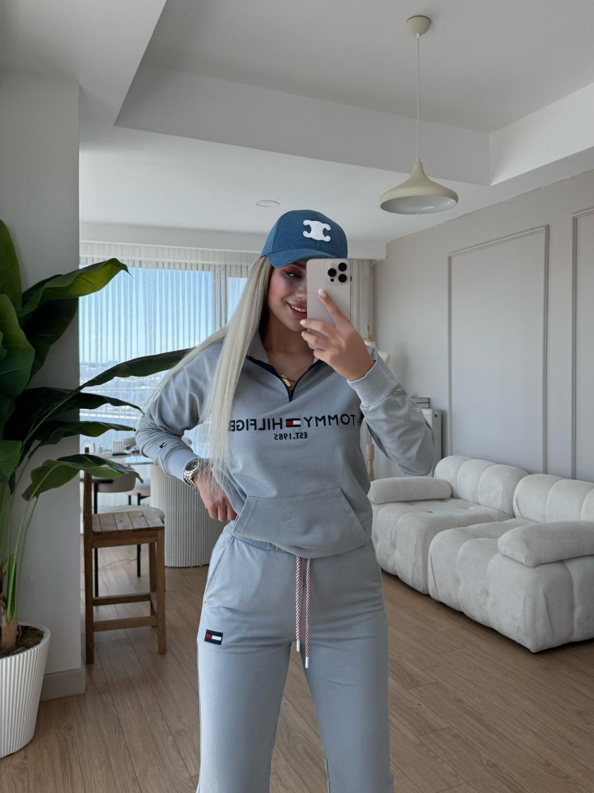 Giy çık marka takım gri