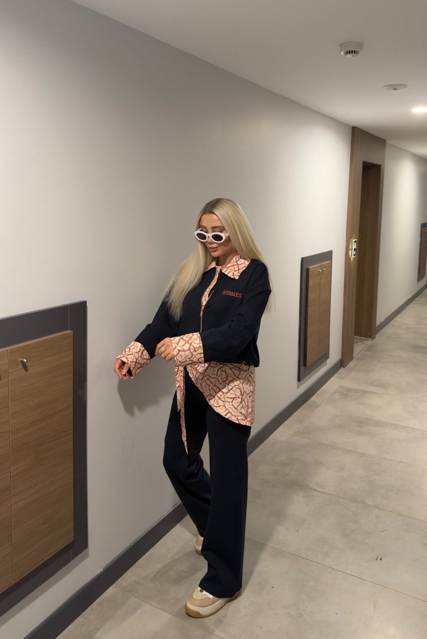 HR 3 LÜ TAKIM LACİVERT 