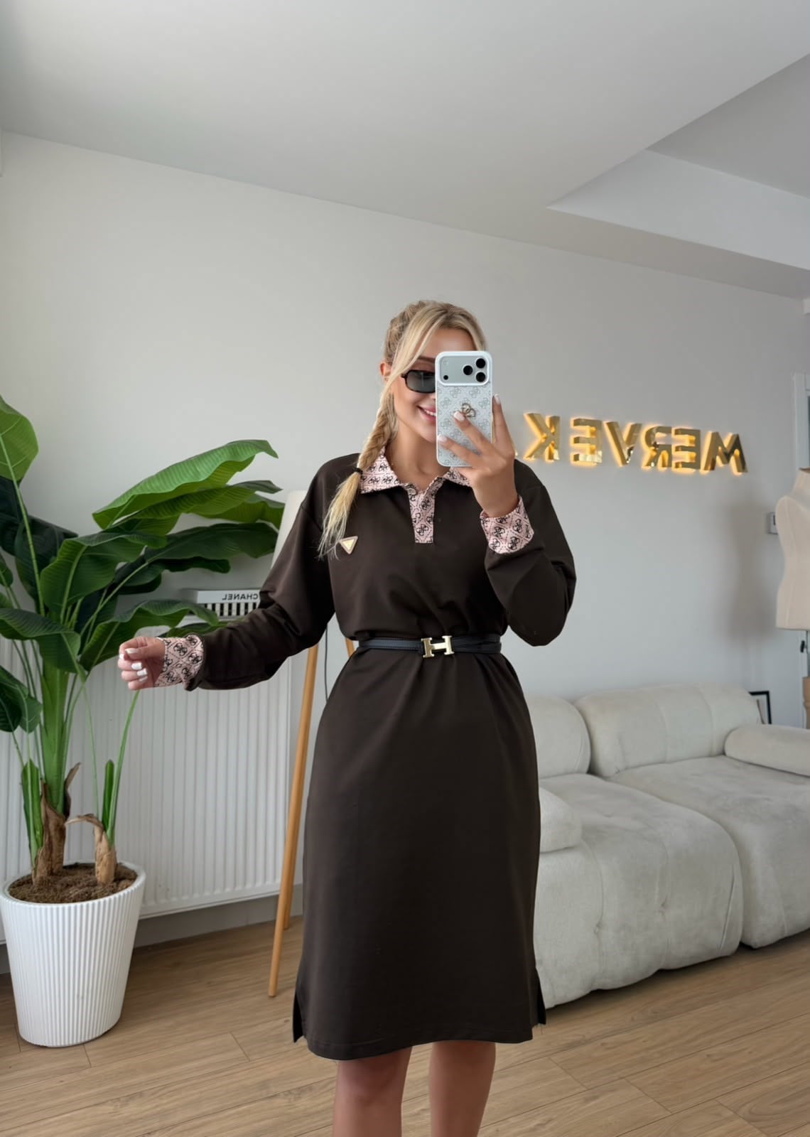 KAYRA ELBİSE ACI KAHVE 