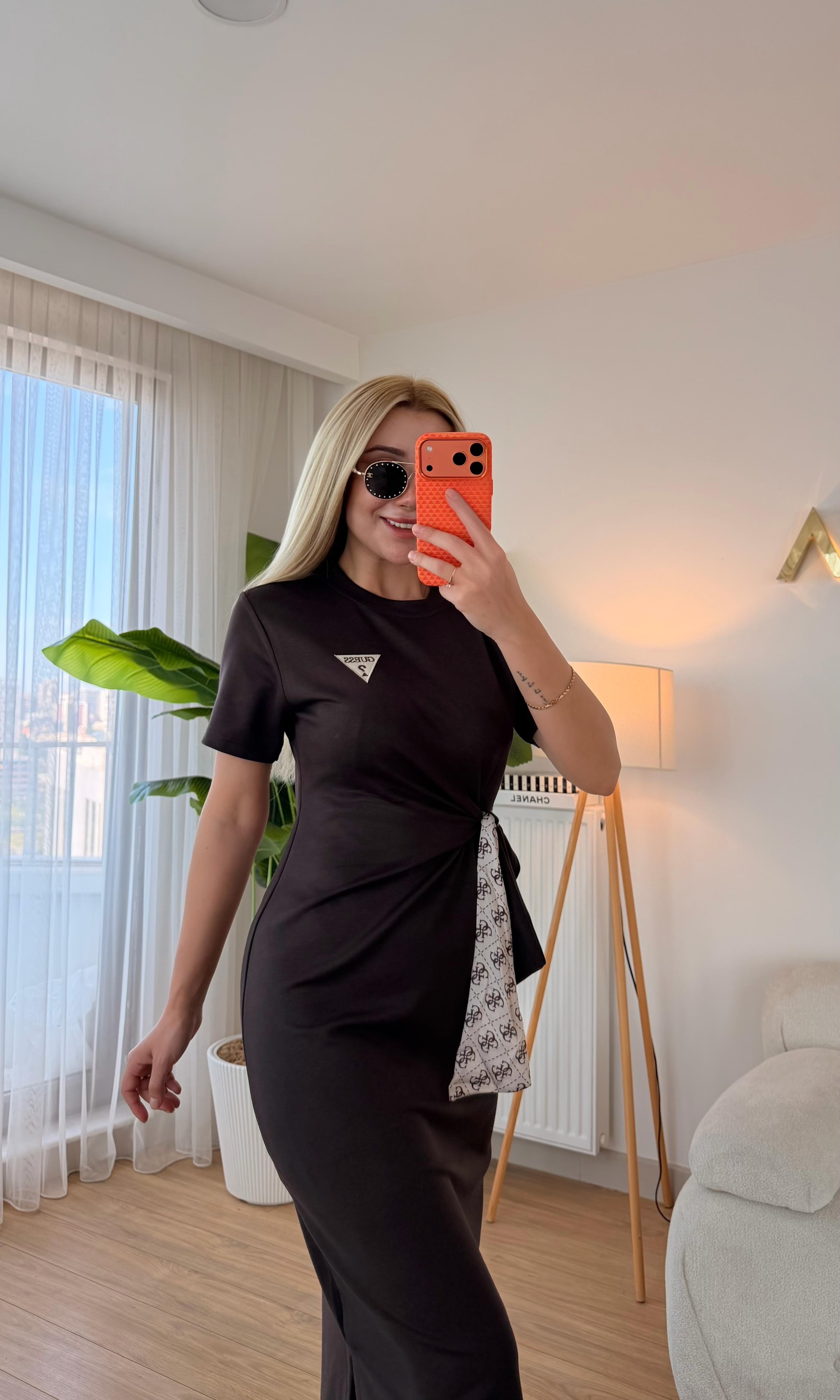 KLASİK ELBİSE ACI KAHVE