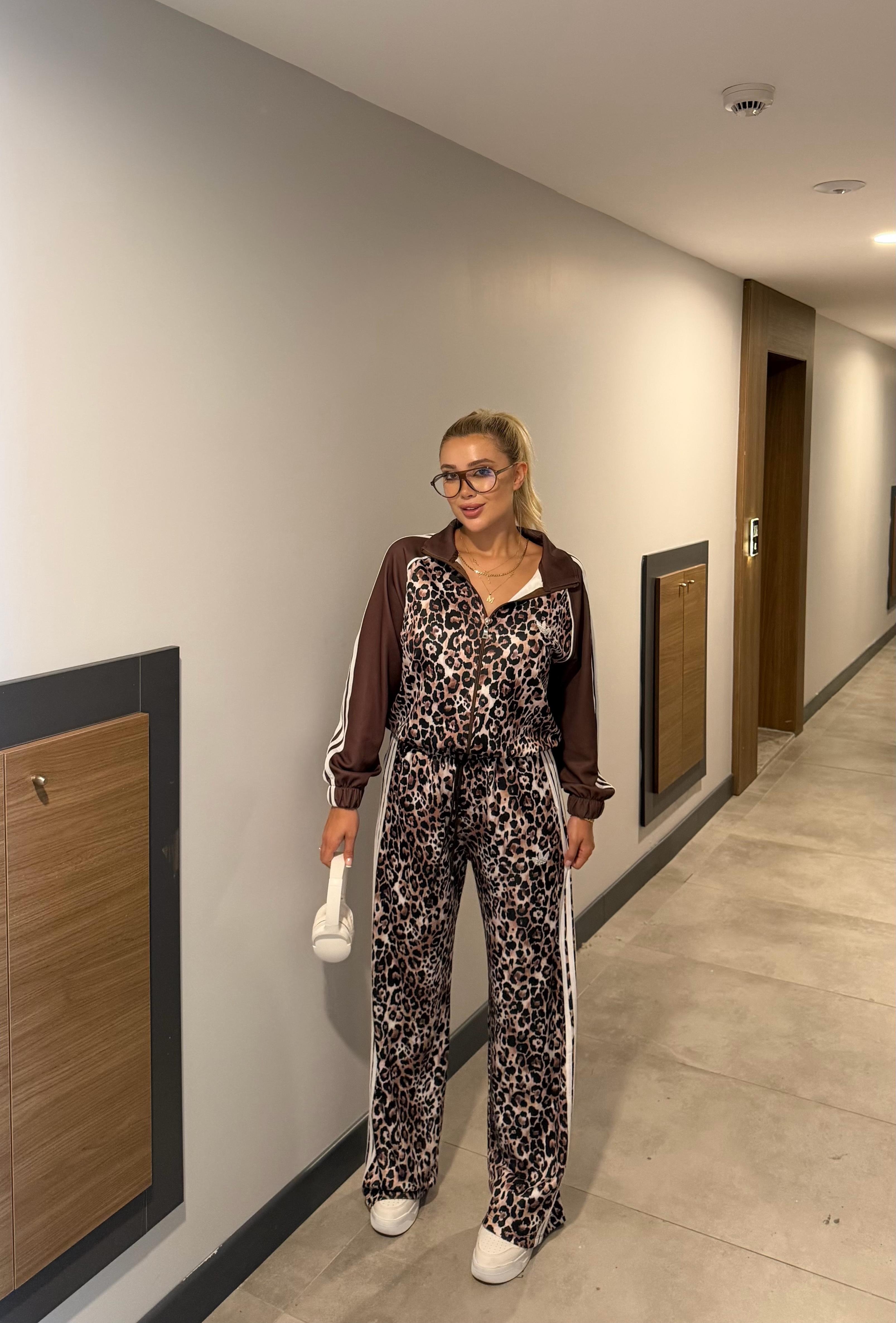 MODAL LEOPAR TAKIM KAHVERENGİ 