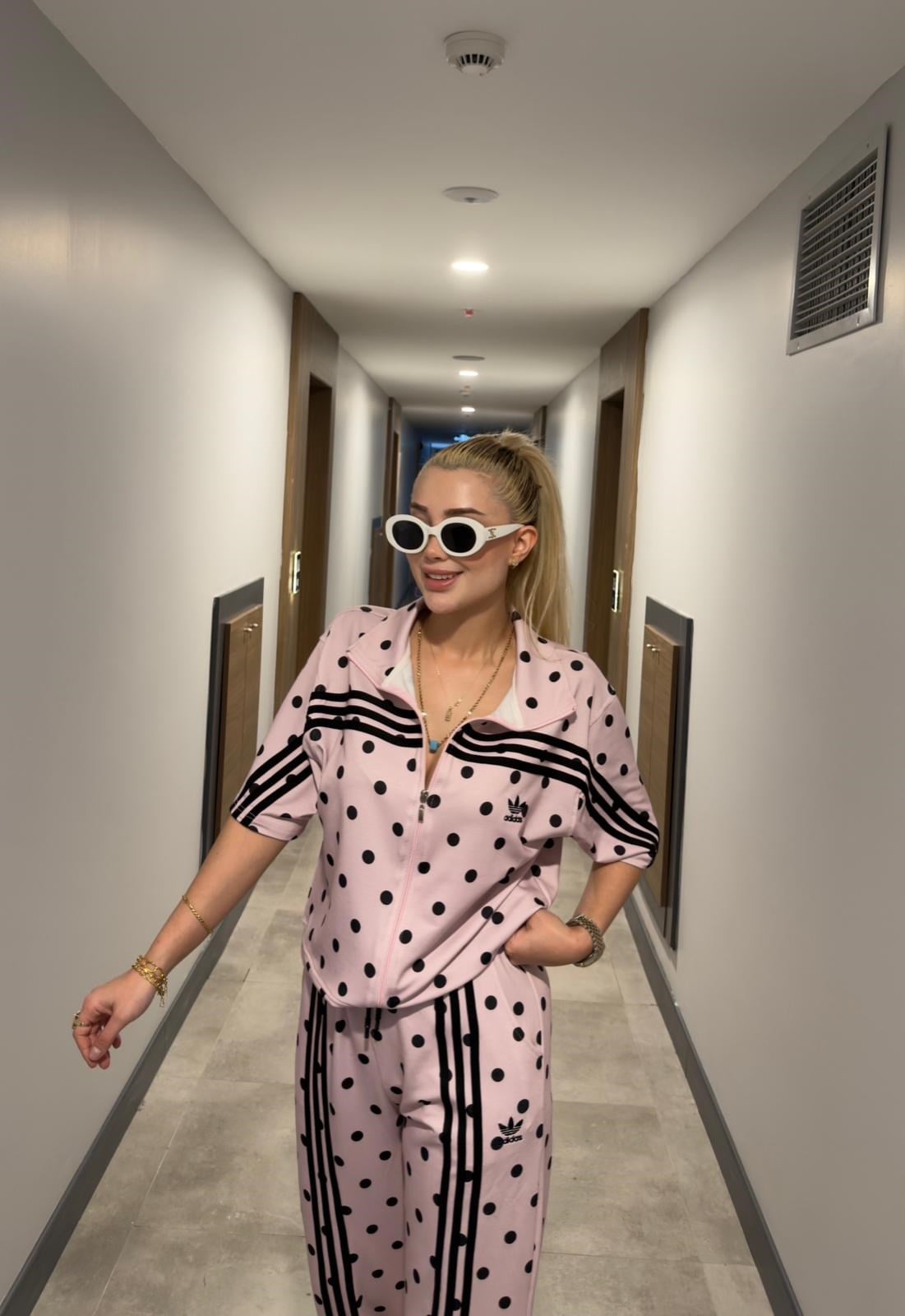 PUANTEYELİ TAKIM  PEMBE