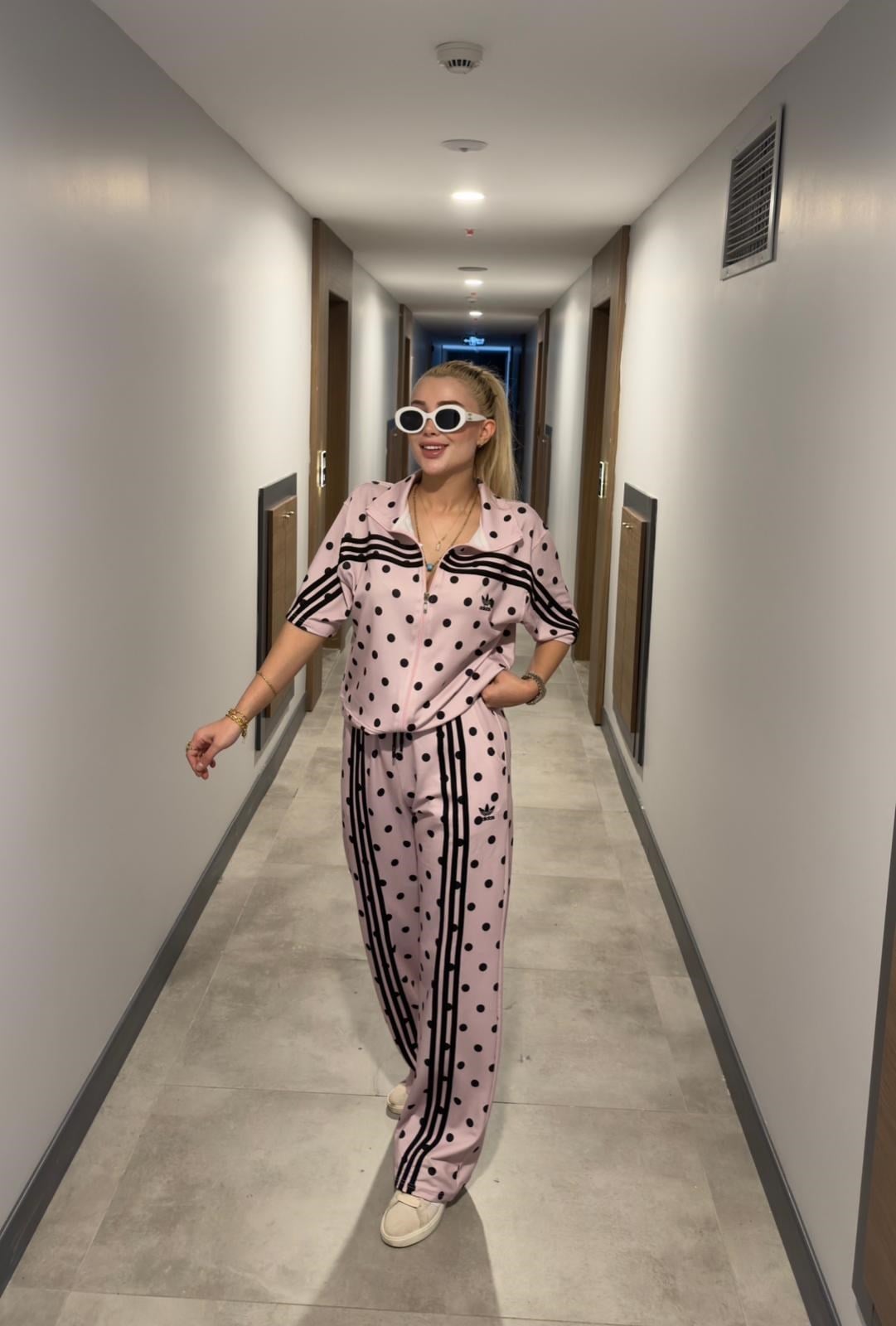 PUANTEYELİ TAKIM  PEMBE