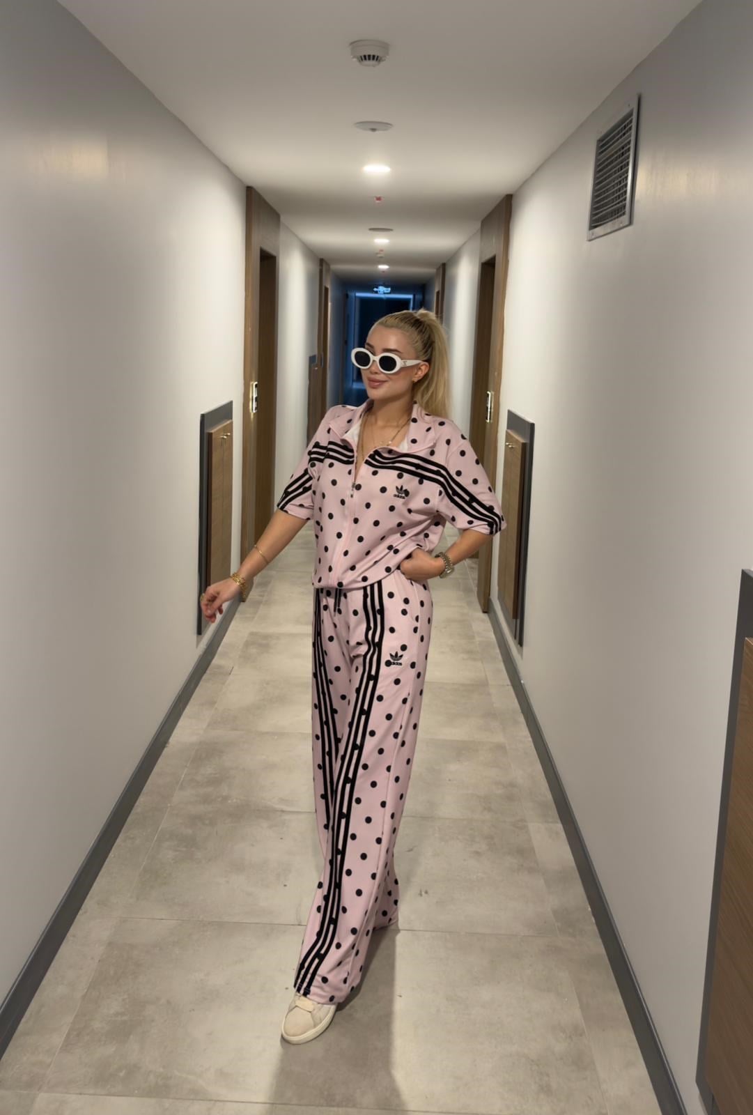 PUANTEYELİ TAKIM  PEMBE