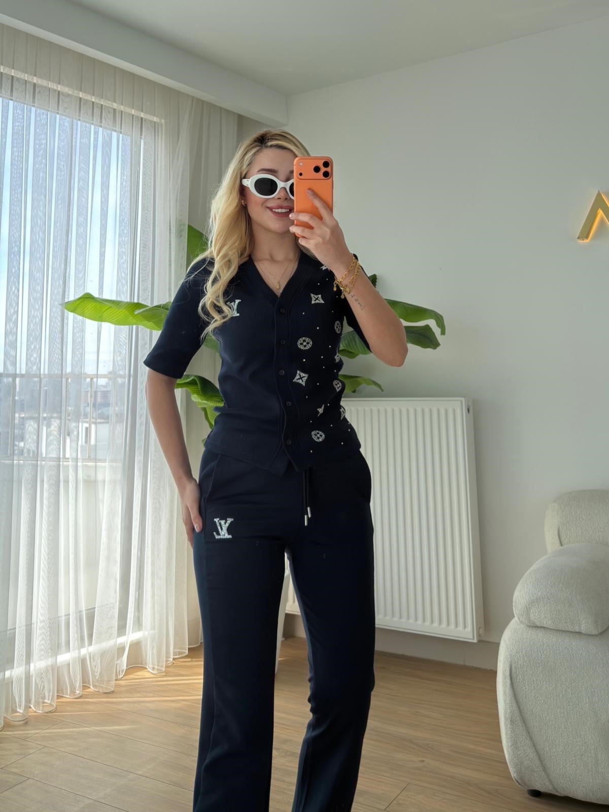 SPOR TAŞLI TAKIM LACİVERT