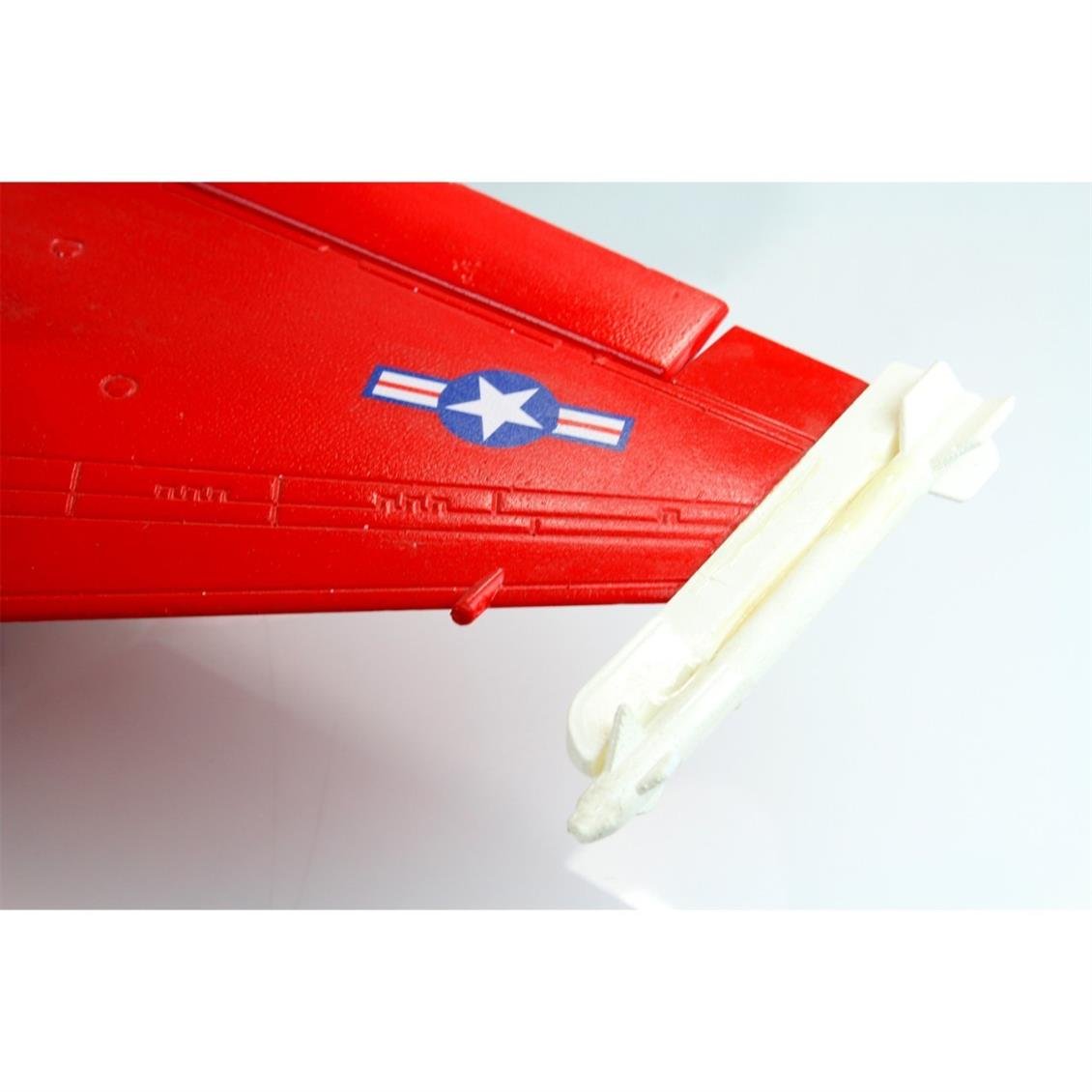 1101 F-16 DUCTED FUN JET - KIRMIZI/BEYAZ - EDF MOD