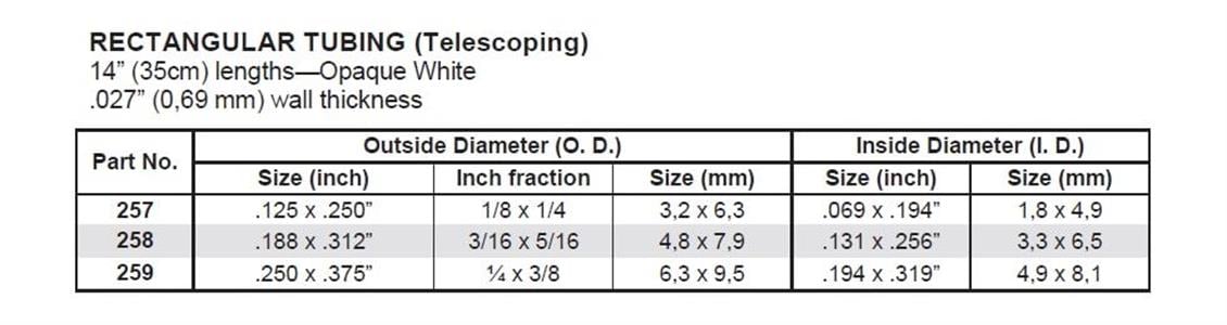 257 3,2*6,3*355 MM KUTU PROFIL-3ADET -BEYAZ