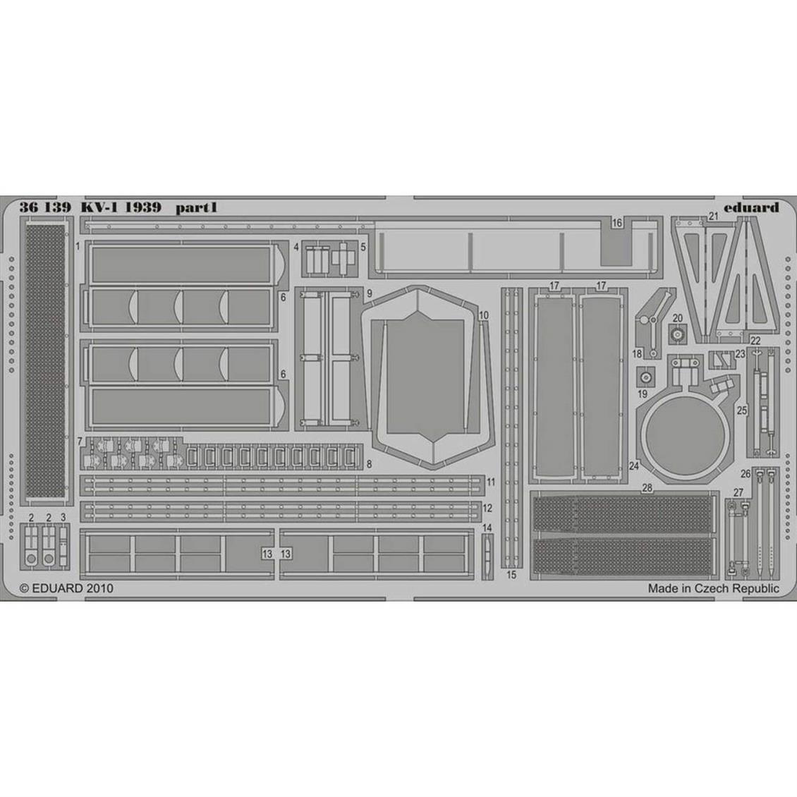 36139 KV-1 1939 - FOR TRU- STD.PHOTO ETCHED SETS