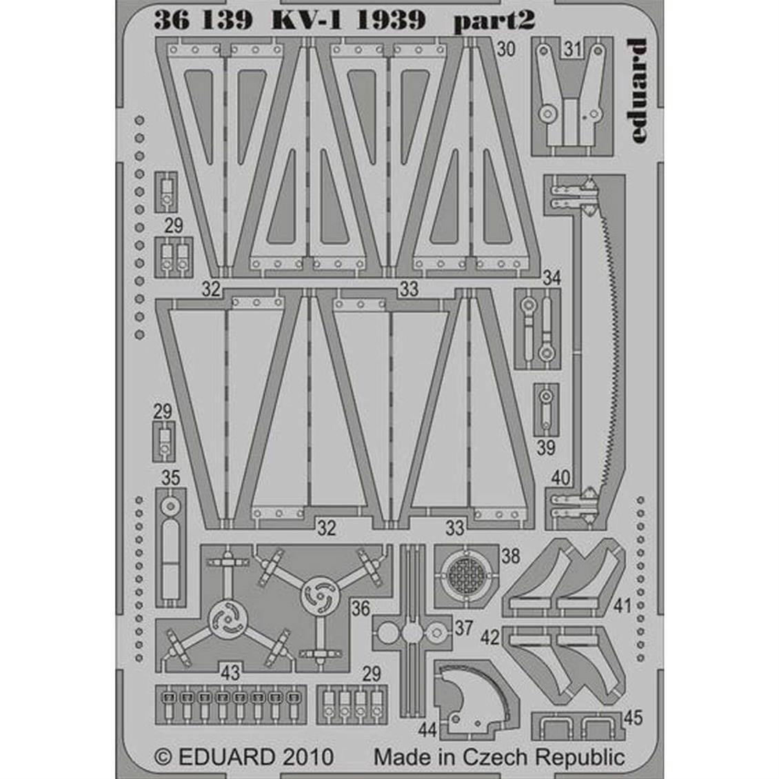 36139 KV-1 1939 - FOR TRU- STD.PHOTO ETCHED SETS