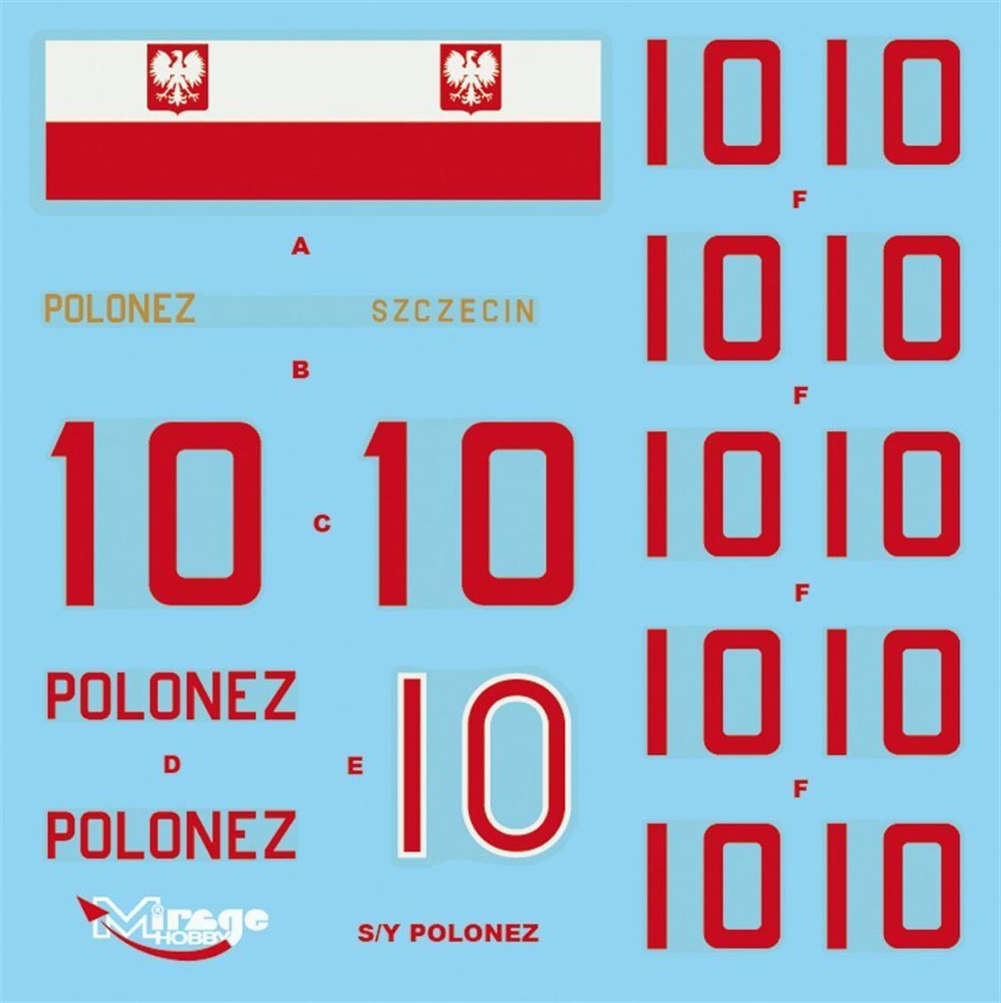 508001 1/50 YACHT S/Y POLONEZ